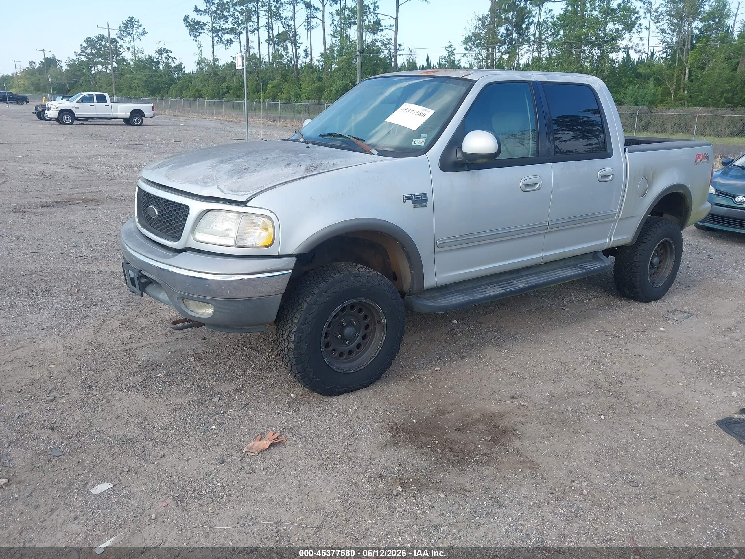 2003 Ford F-150 Lariat/xlt Gray vin: 1FTRW08L23KB05586