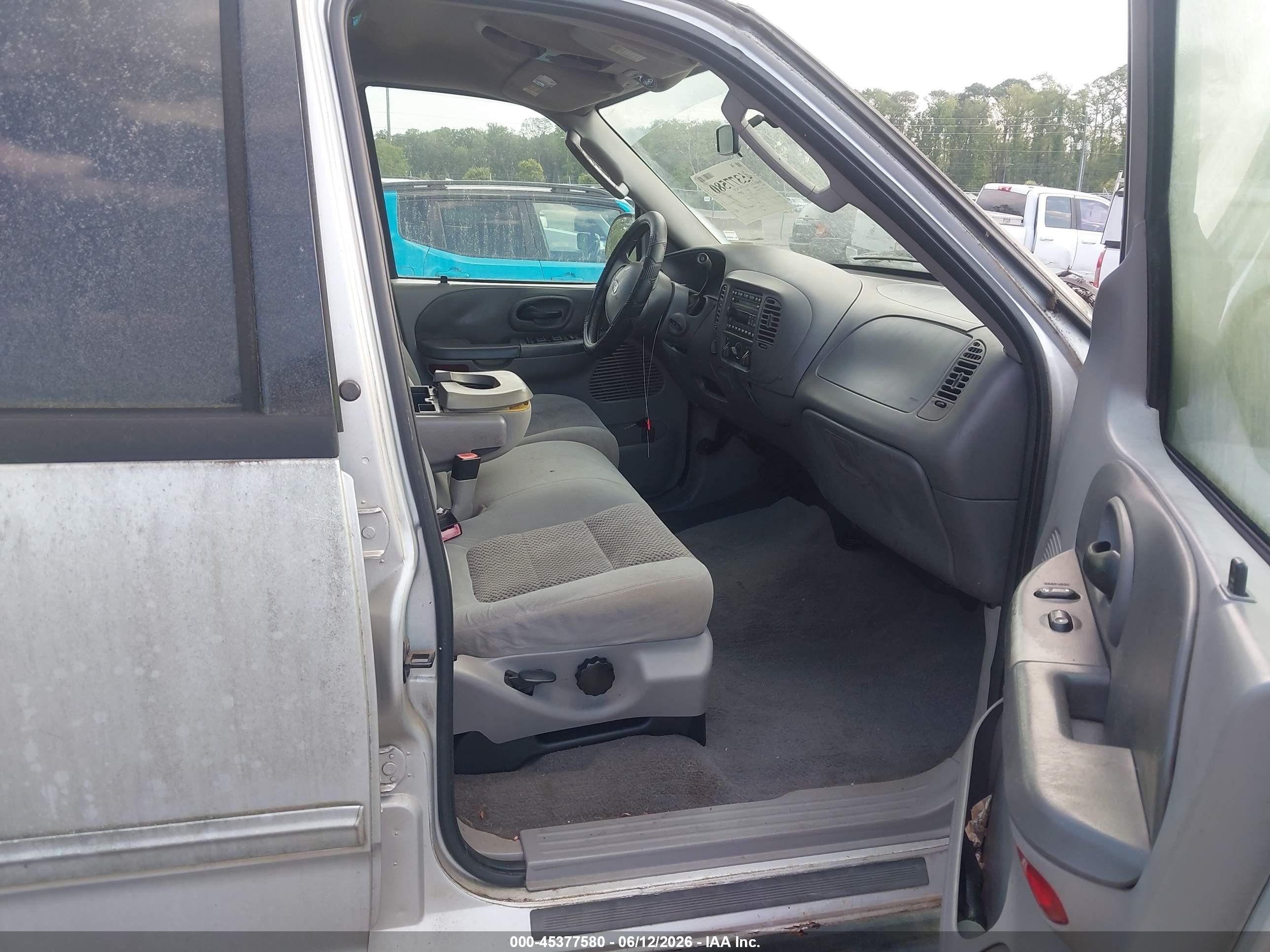 2003 Ford F-150 Lariat/xlt Gray vin: 1FTRW08L23KB05586
