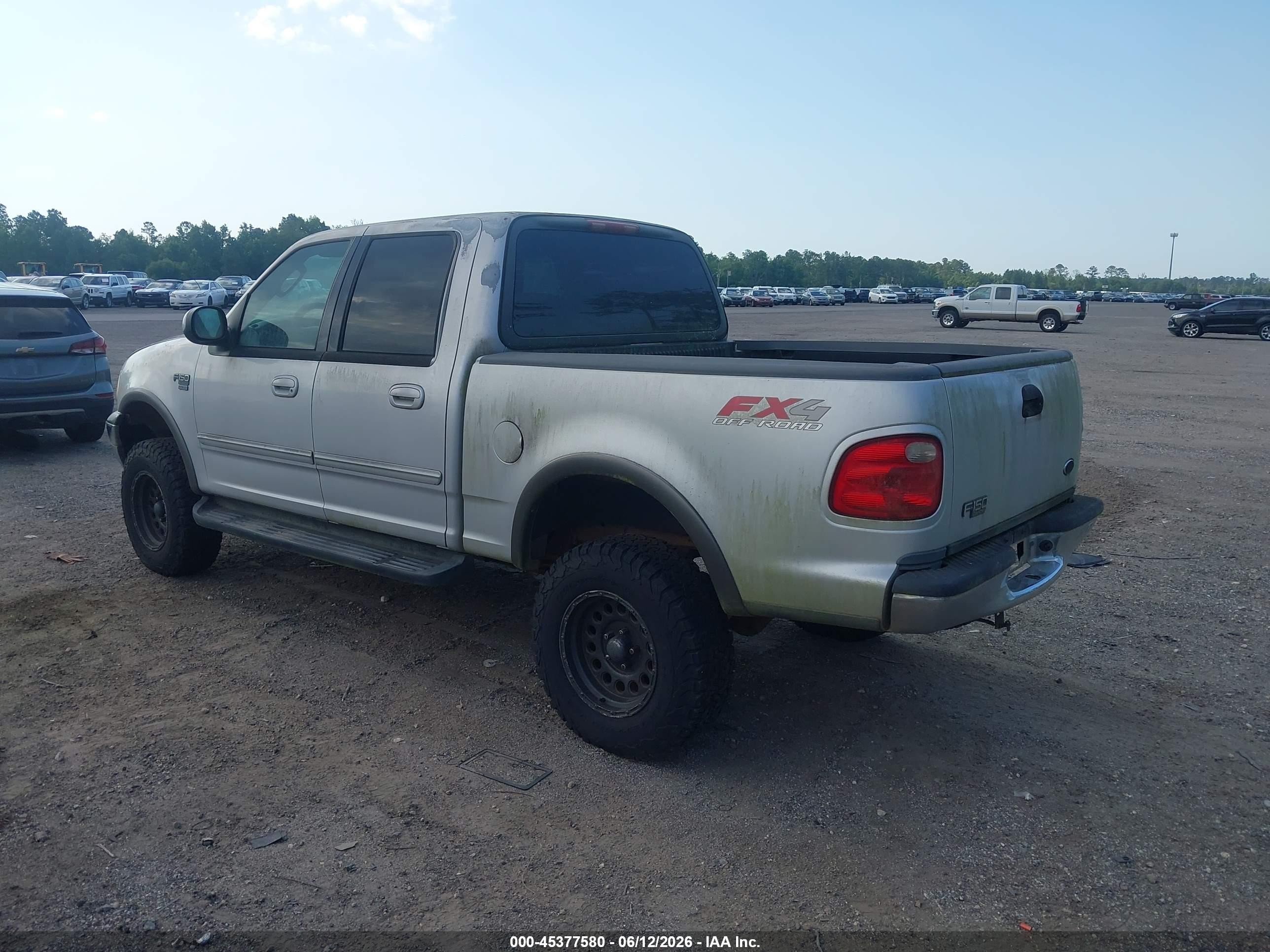 2003 Ford F-150 Lariat/xlt Gray vin: 1FTRW08L23KB05586