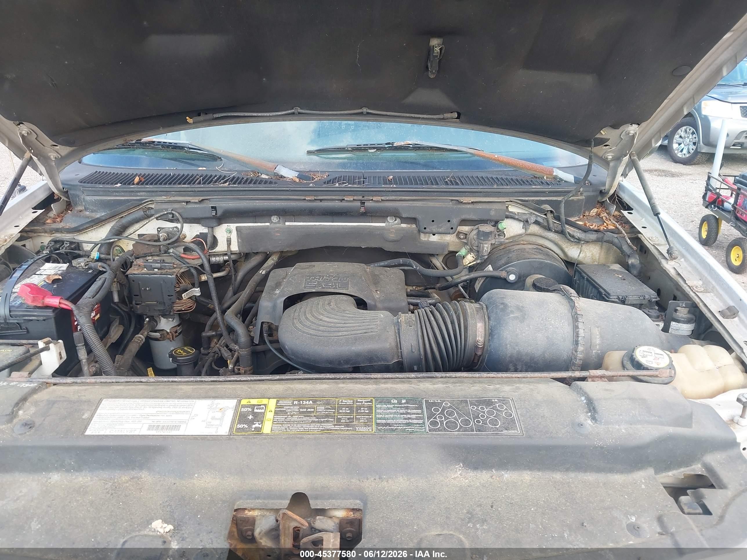 2003 Ford F-150 Lariat/xlt Gray vin: 1FTRW08L23KB05586