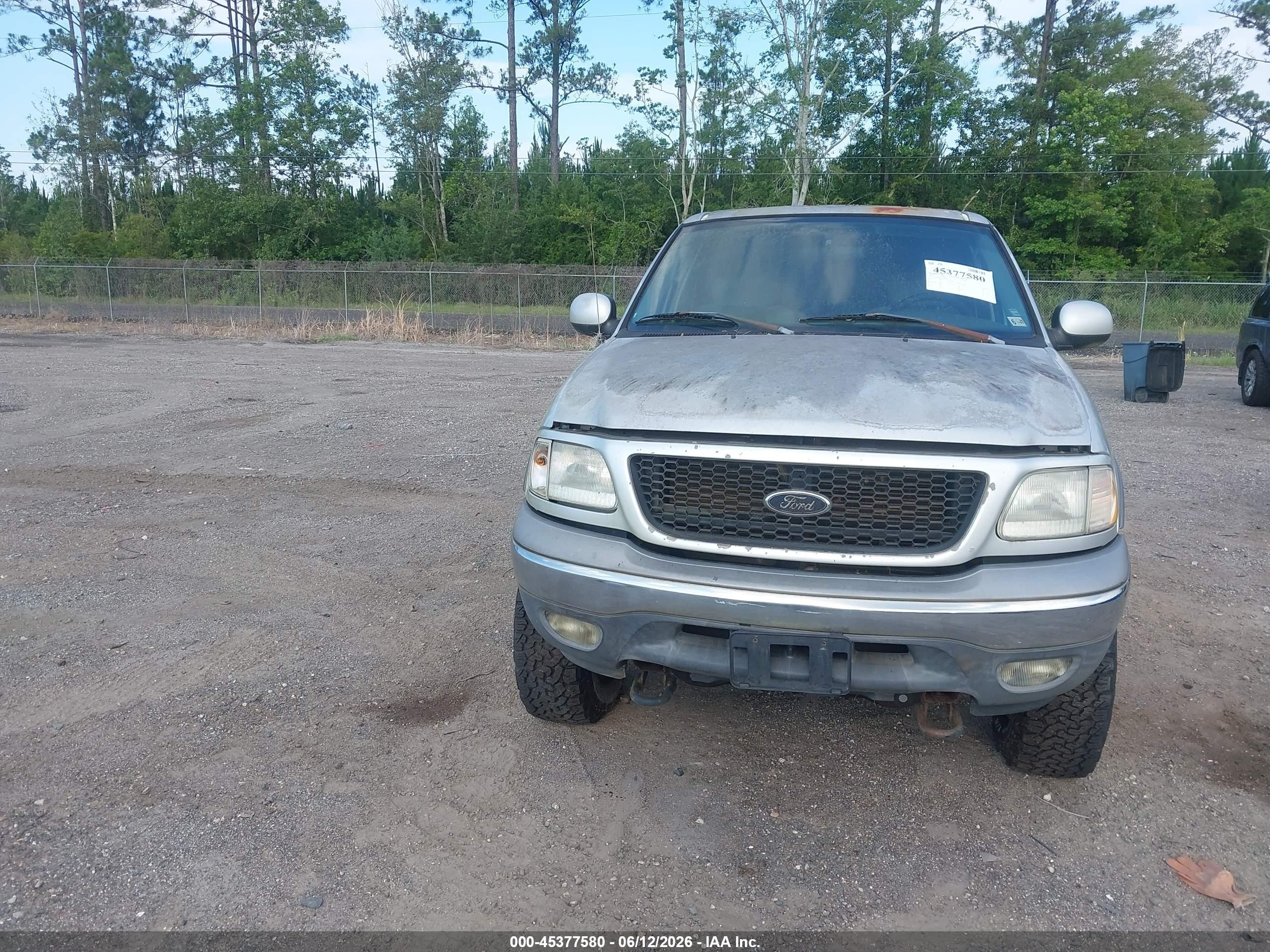 2003 Ford F-150 Lariat/xlt Gray vin: 1FTRW08L23KB05586