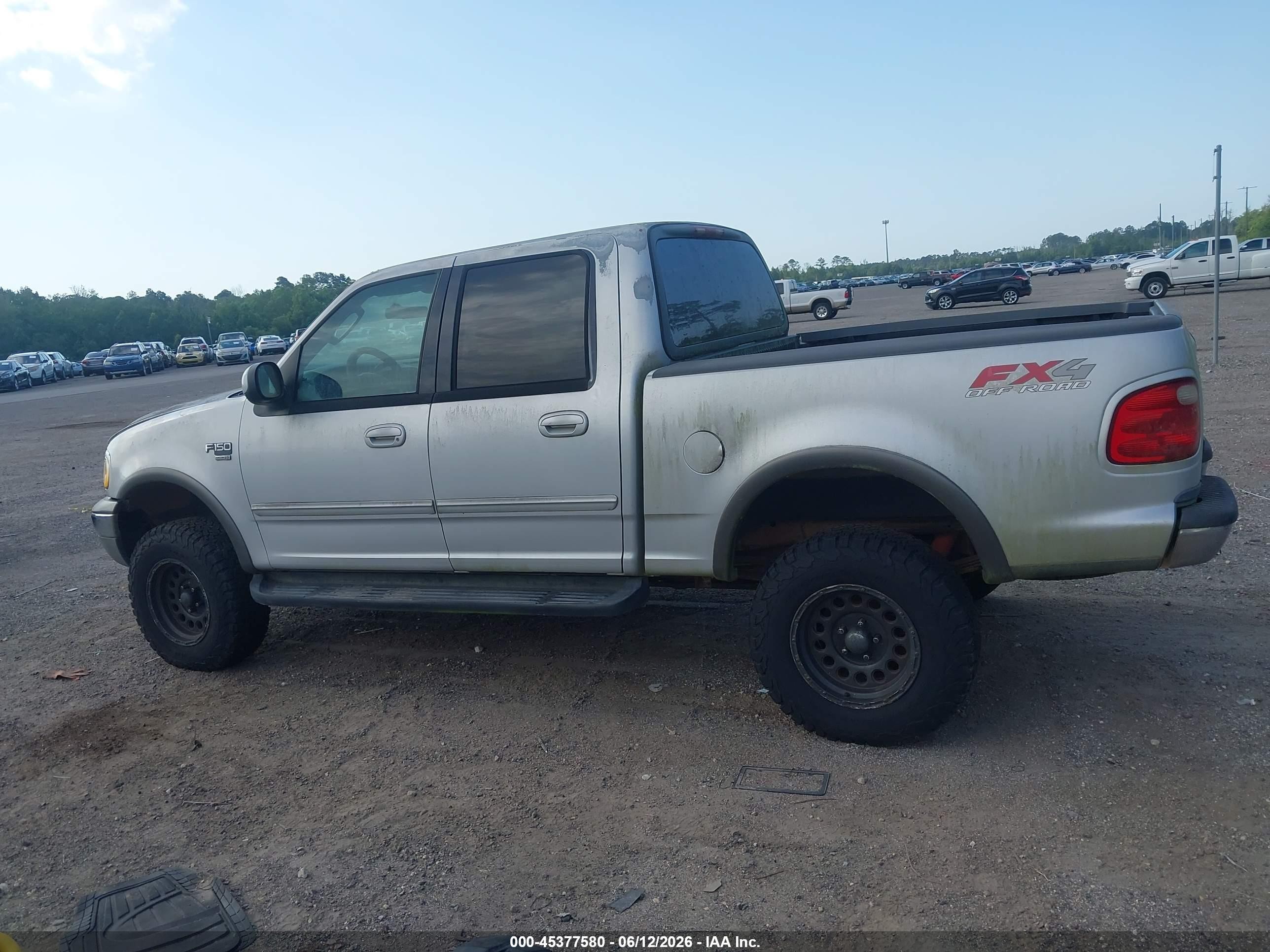 2003 Ford F-150 Lariat/xlt Gray vin: 1FTRW08L23KB05586