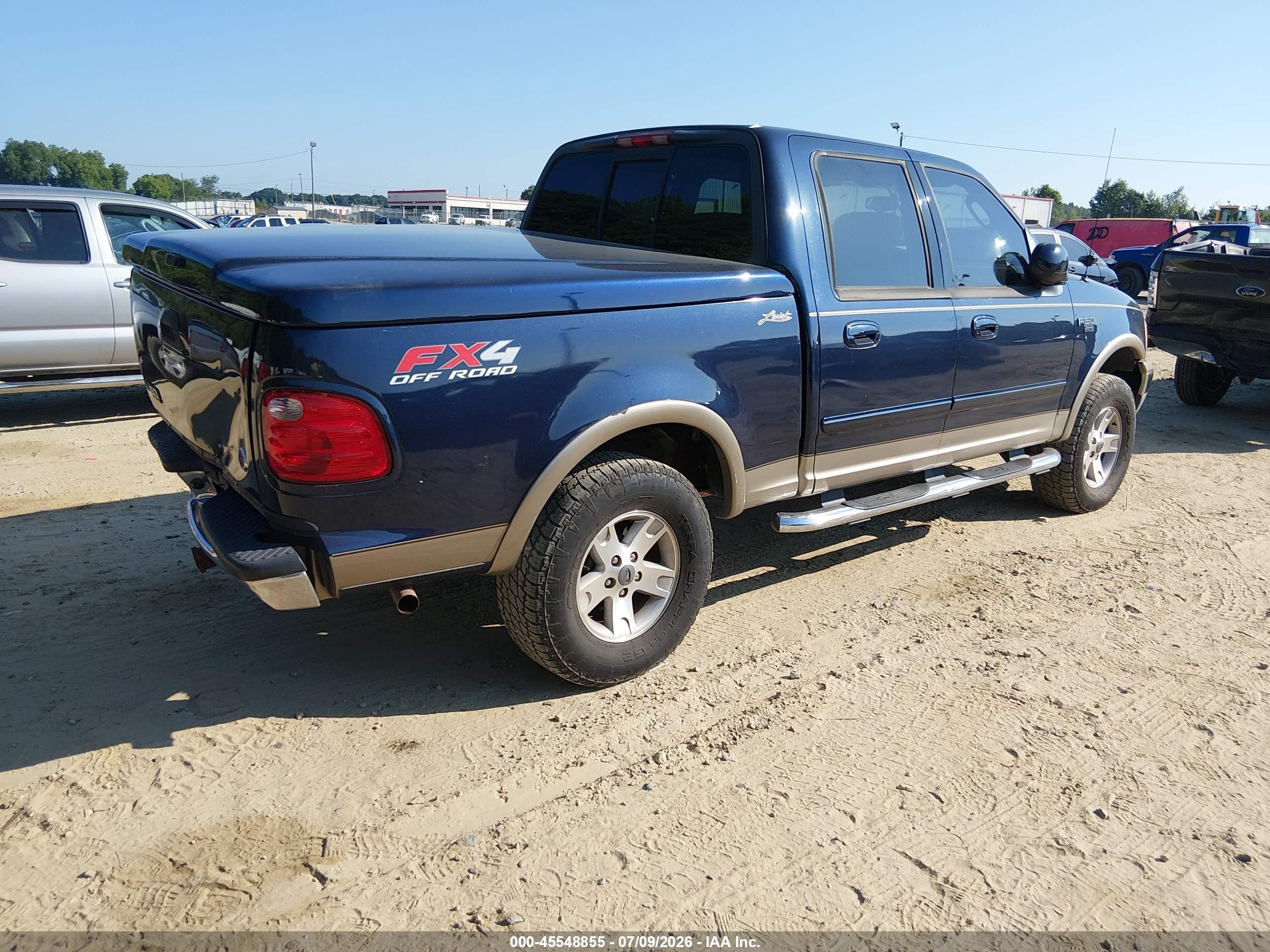 2003 Ford F-150 Lariat/xlt Синий vin: 1FTRW08L23KC56654