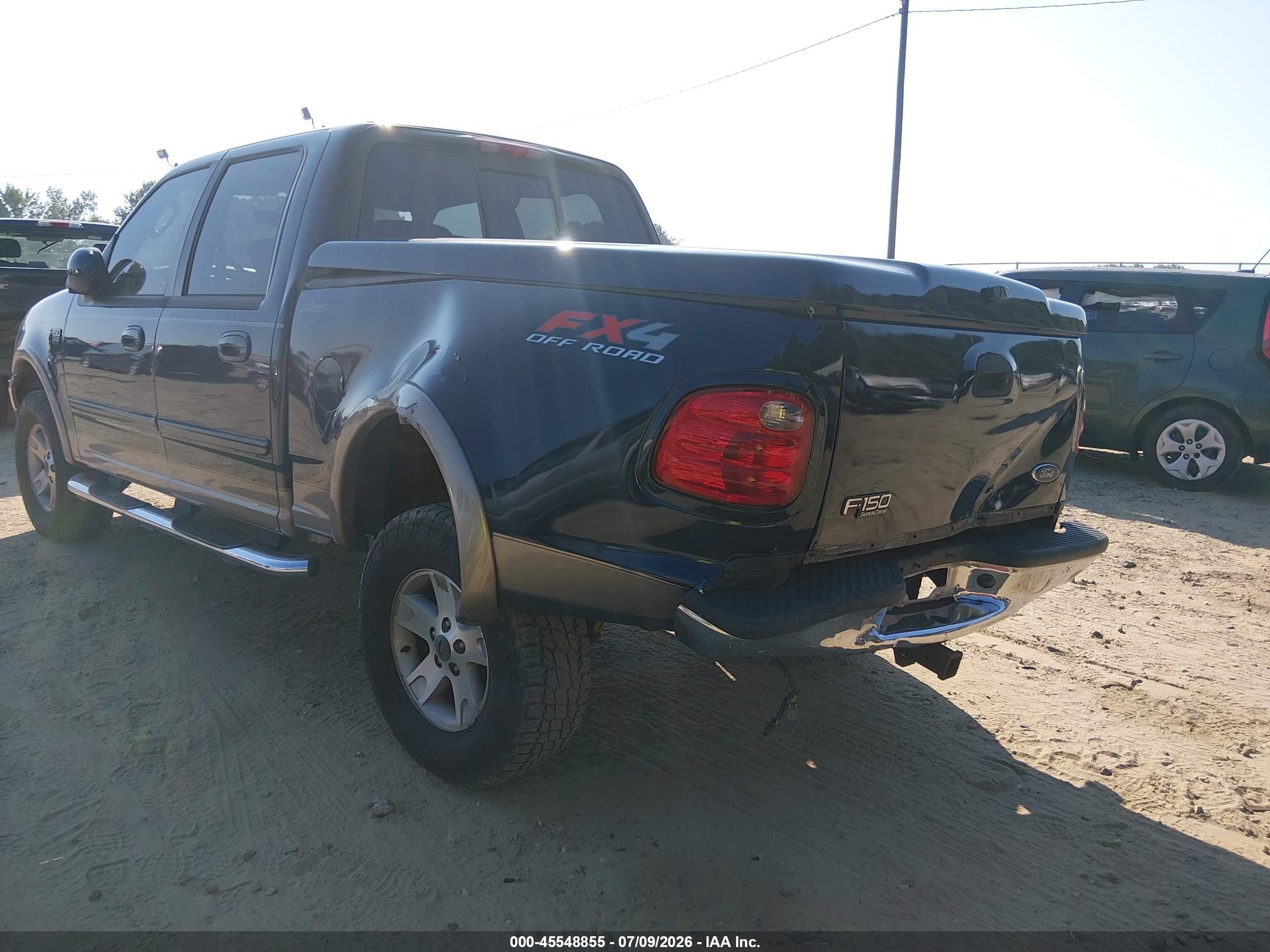 2003 Ford F-150 Lariat/xlt Синий vin: 1FTRW08L23KC56654
