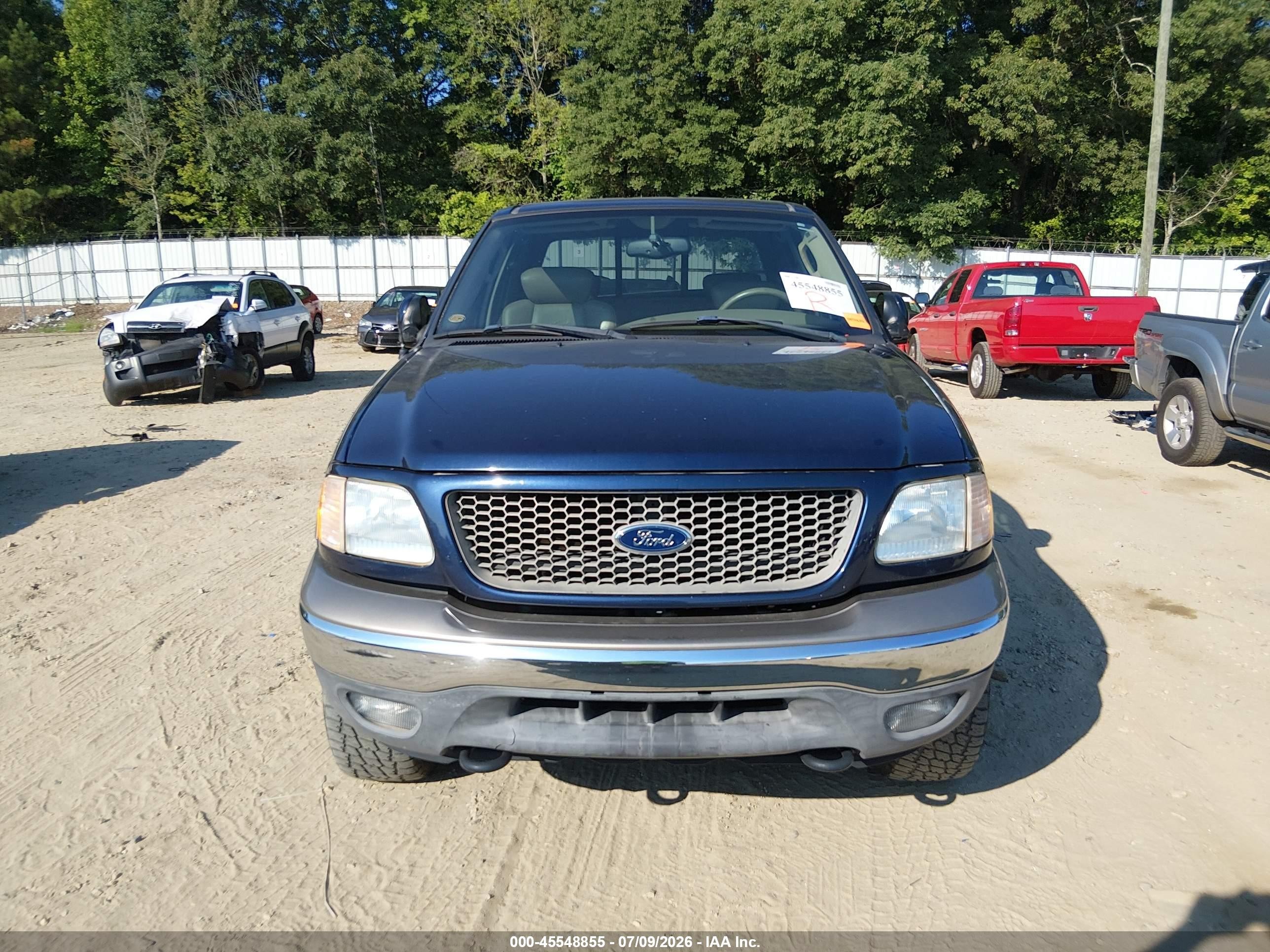 2003 Ford F-150 Lariat/xlt Синий vin: 1FTRW08L23KC56654