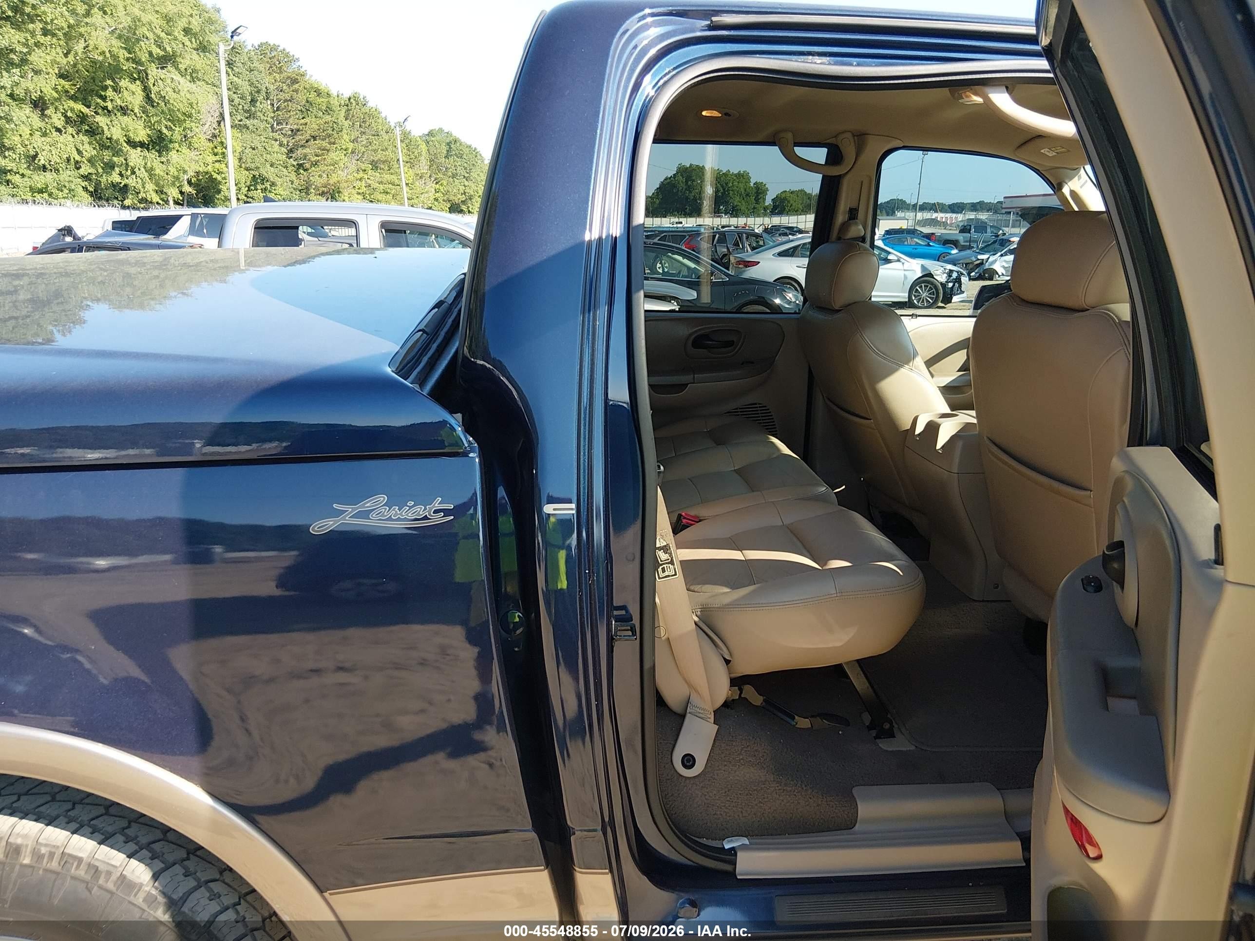 2003 Ford F-150 Lariat/xlt Синий vin: 1FTRW08L23KC56654