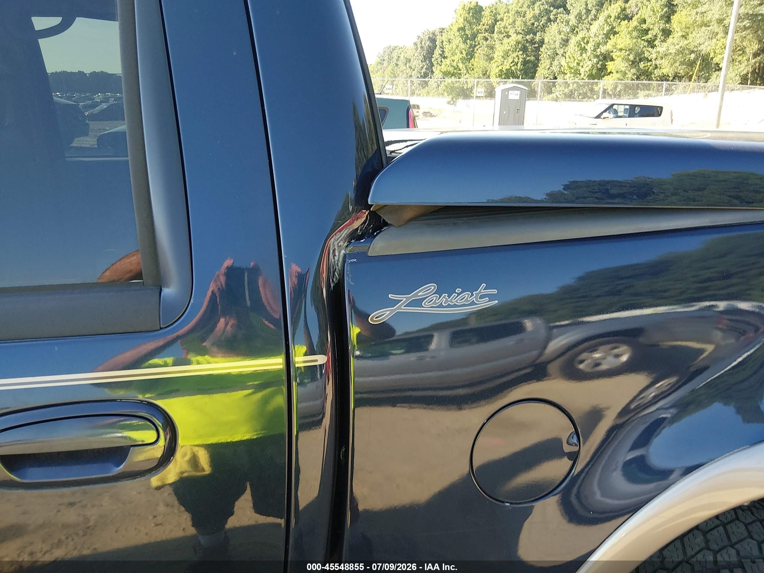 2003 Ford F-150 Lariat/xlt Синий vin: 1FTRW08L23KC56654