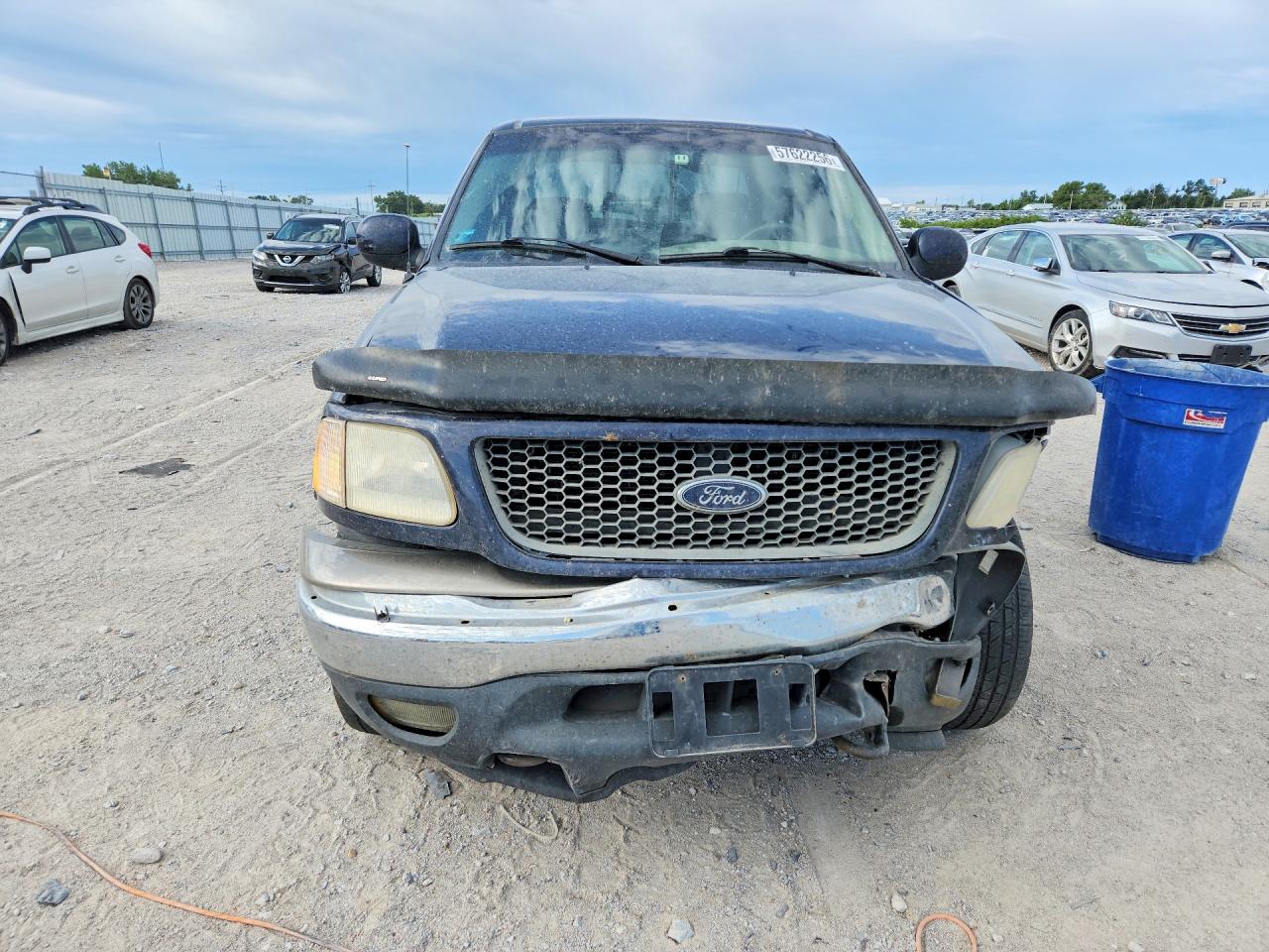 2001 Ford F150 Supercrew Blue vin: 1FTRW08L31KA67153