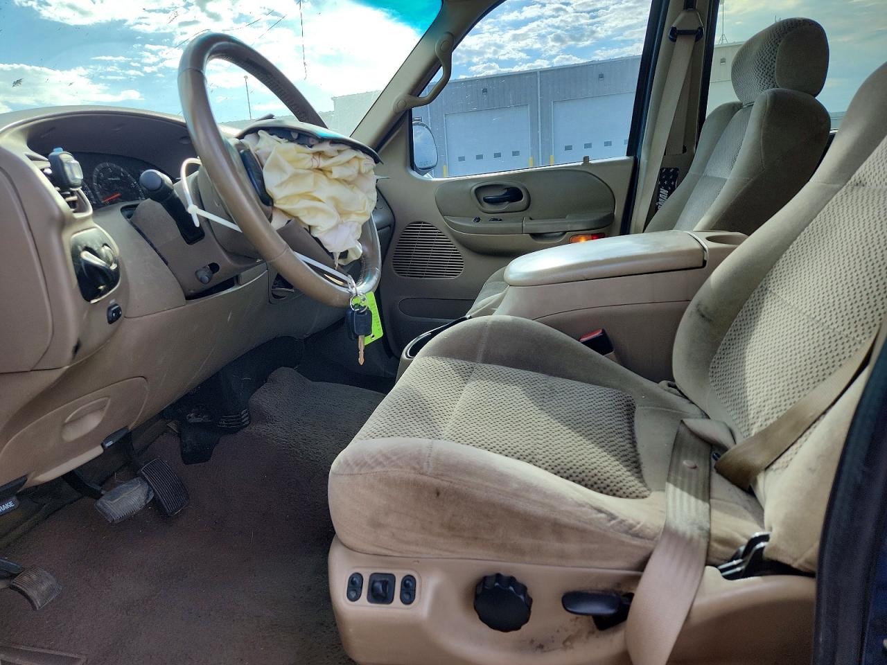 2001 Ford F150 Supercrew Blue vin: 1FTRW08L31KA67153