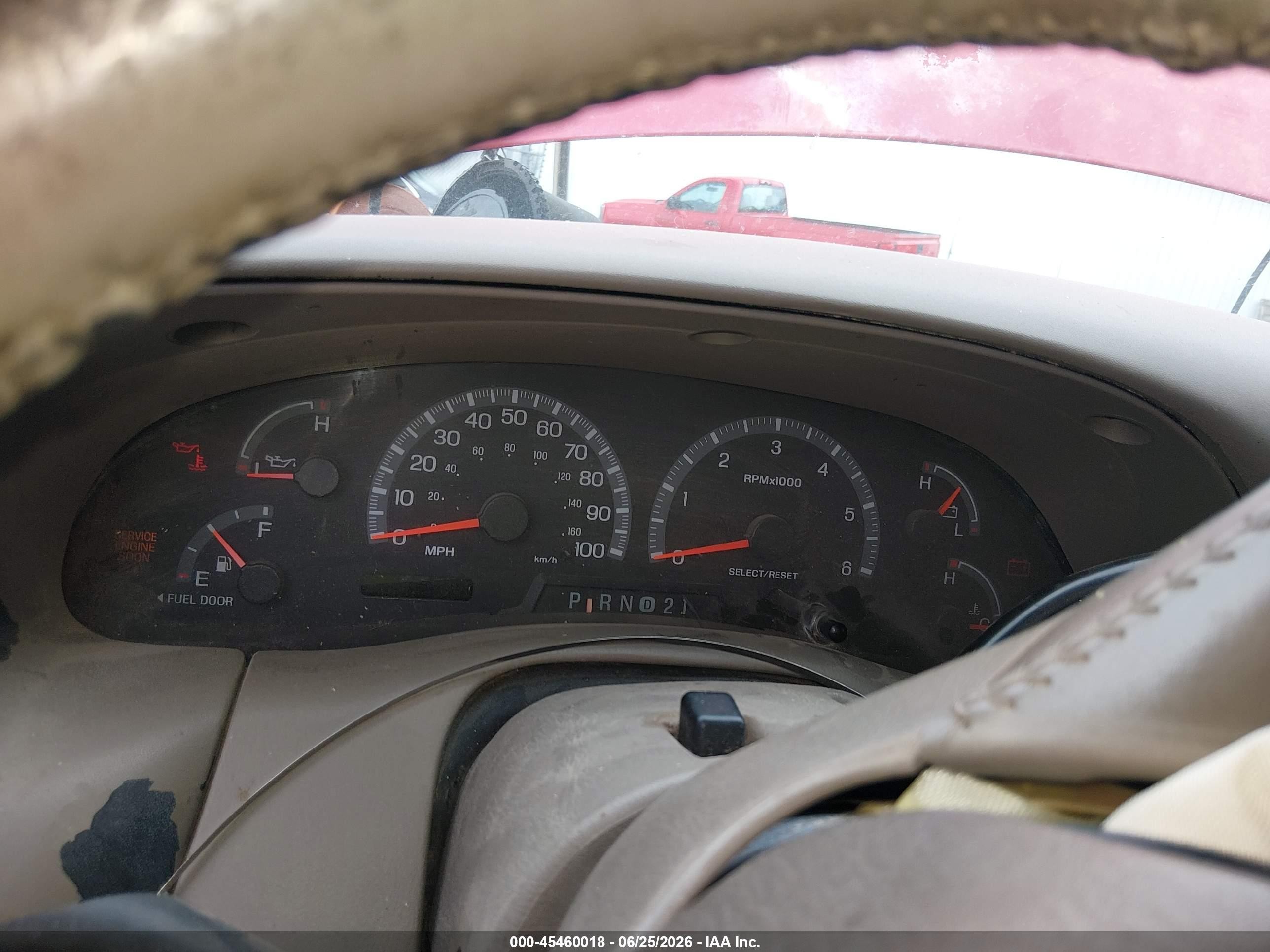 2001 Ford F-150 King Ranch Edition/lariat/xlt Red vin: 1FTRW08L31KB16254