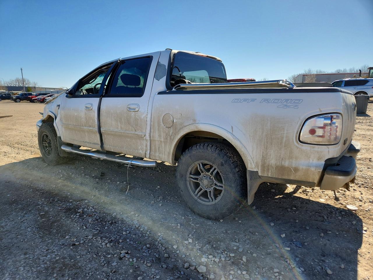 2001 Ford F150 Supercrew White vin: 1FTRW08L31KB78110