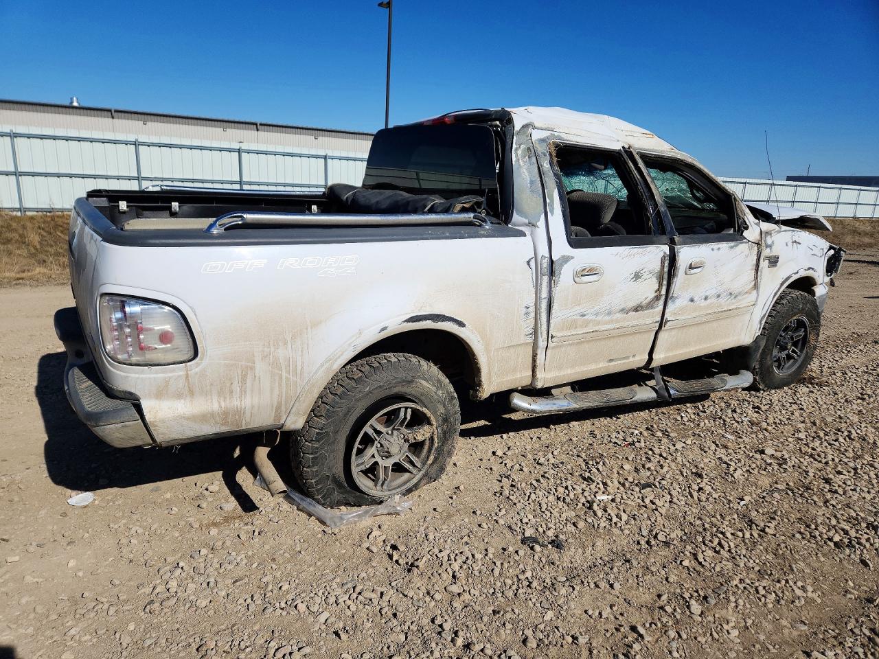 2001 Ford F150 Supercrew White vin: 1FTRW08L31KB78110