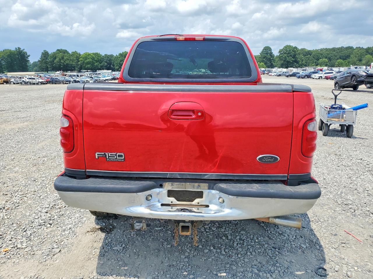 2001 Ford F150 Supercrew Red vin: 1FTRW08L31KC05032