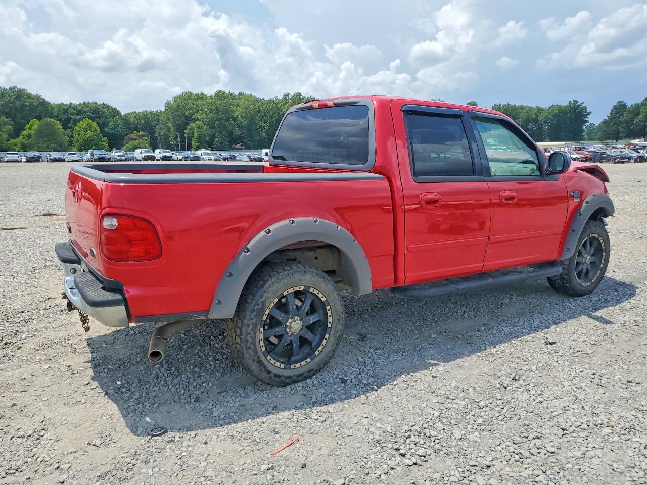 2001 Ford F150 Supercrew Red vin: 1FTRW08L31KC05032
