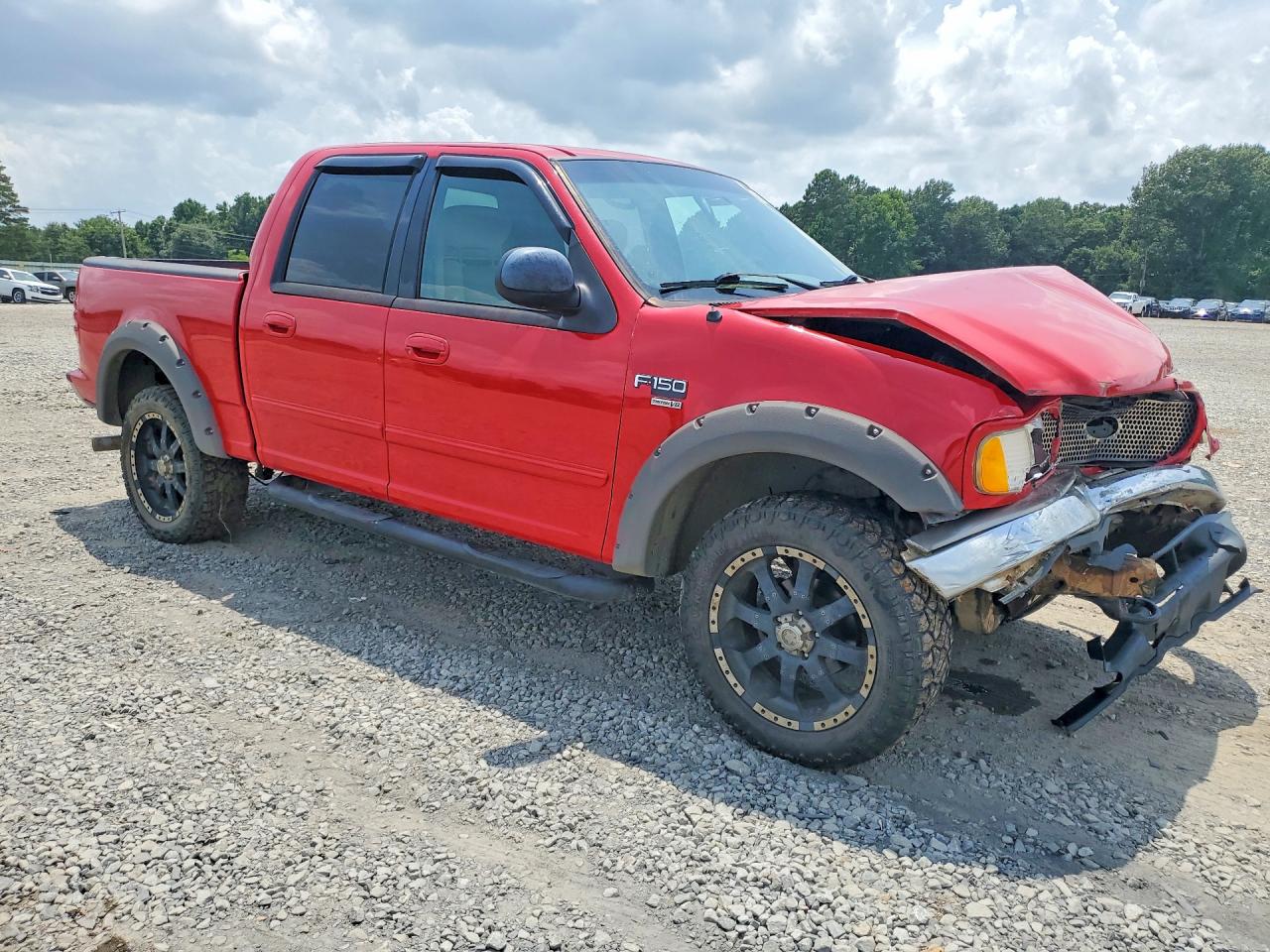 2001 Ford F150 Supercrew Red vin: 1FTRW08L31KC05032