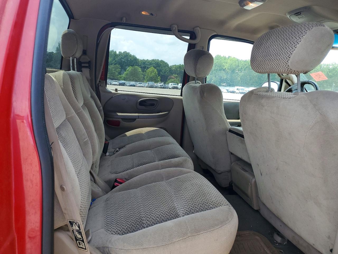 2001 Ford F150 Supercrew Red vin: 1FTRW08L31KC05032