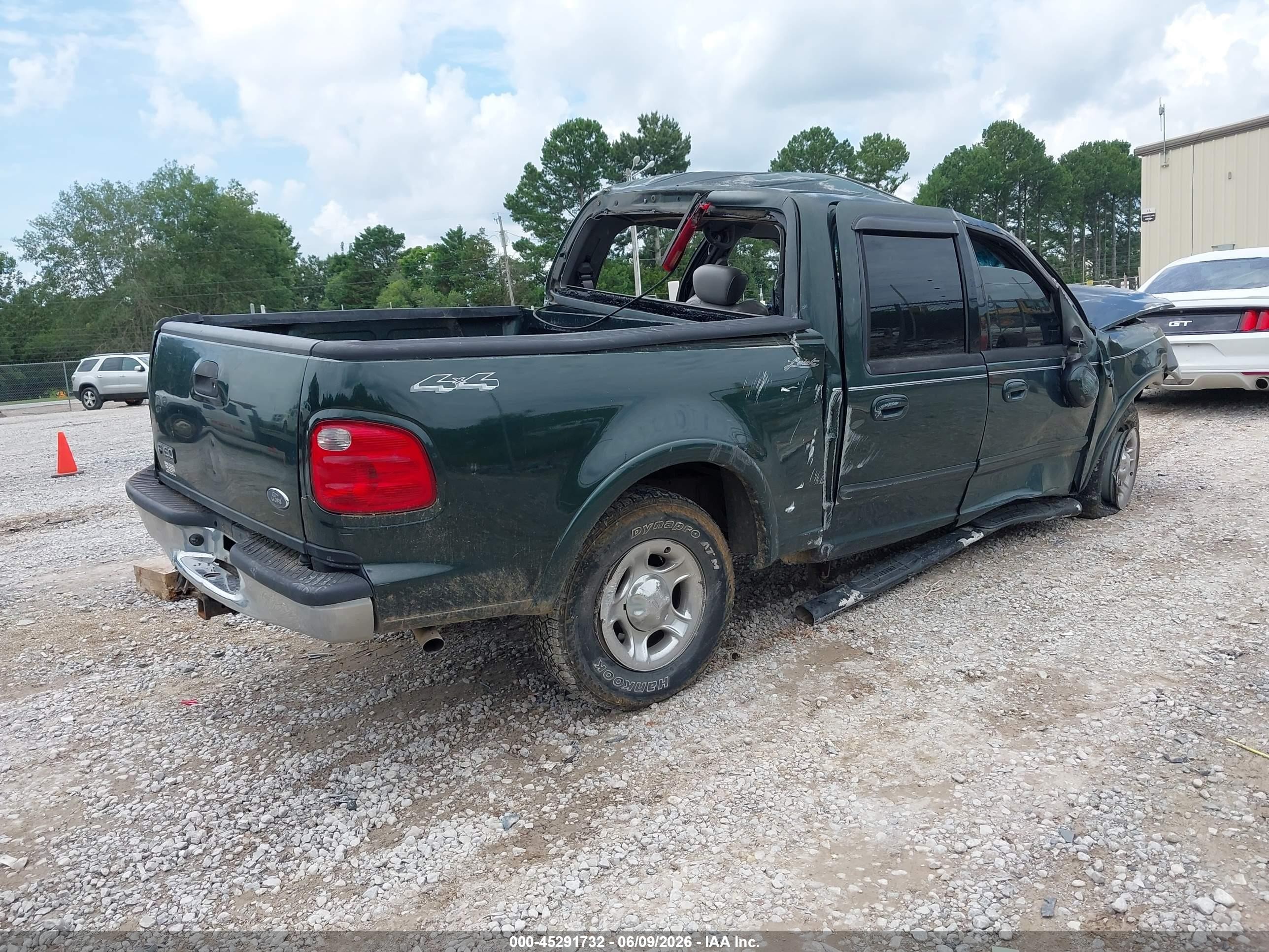 2002 Ford F-150 Lariat/xlt Green vin: 1FTRW08L32KB81090