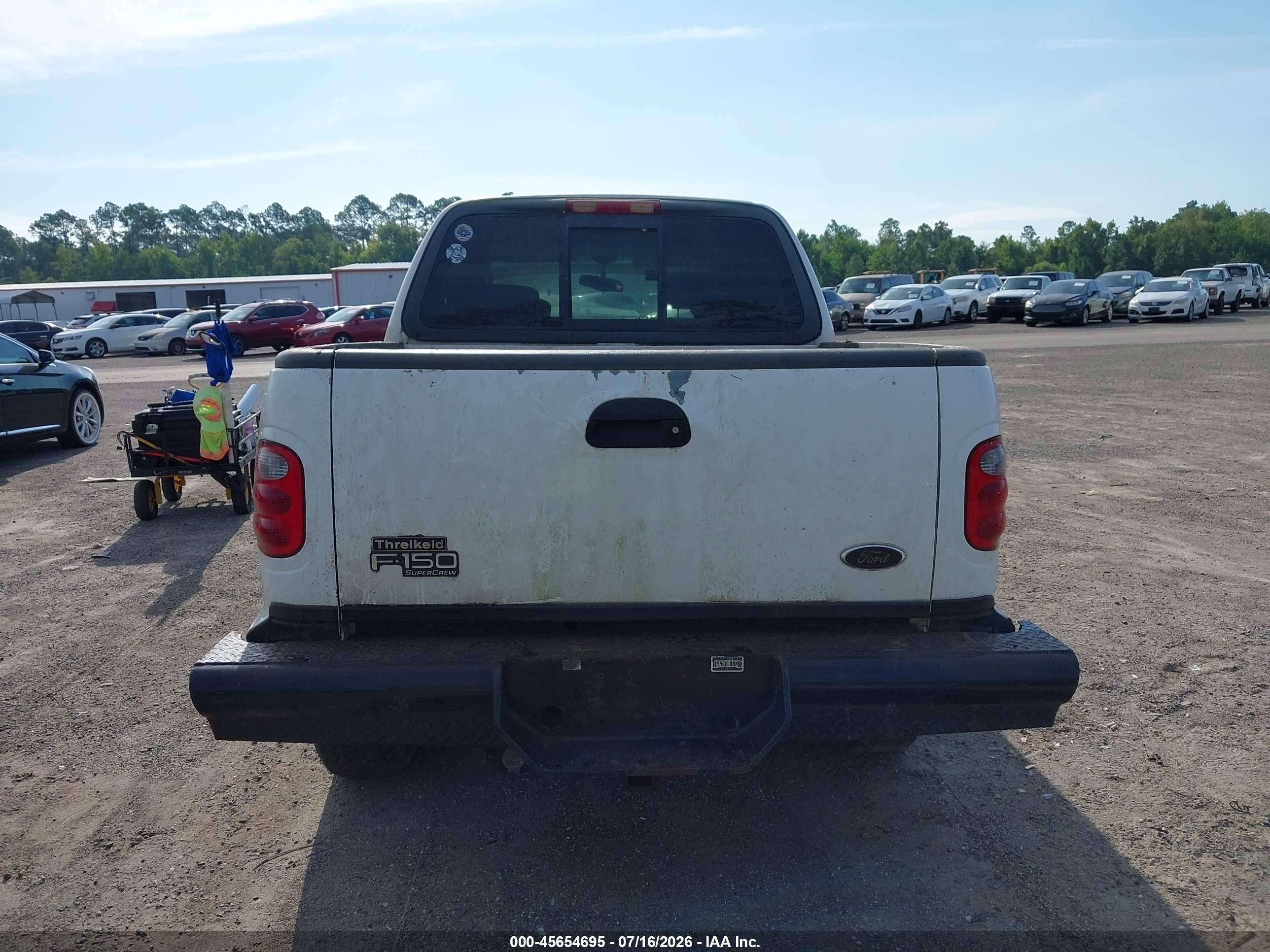2003 Ford F-150 Lariat/xlt White vin: 1FTRW08L33KA53482
