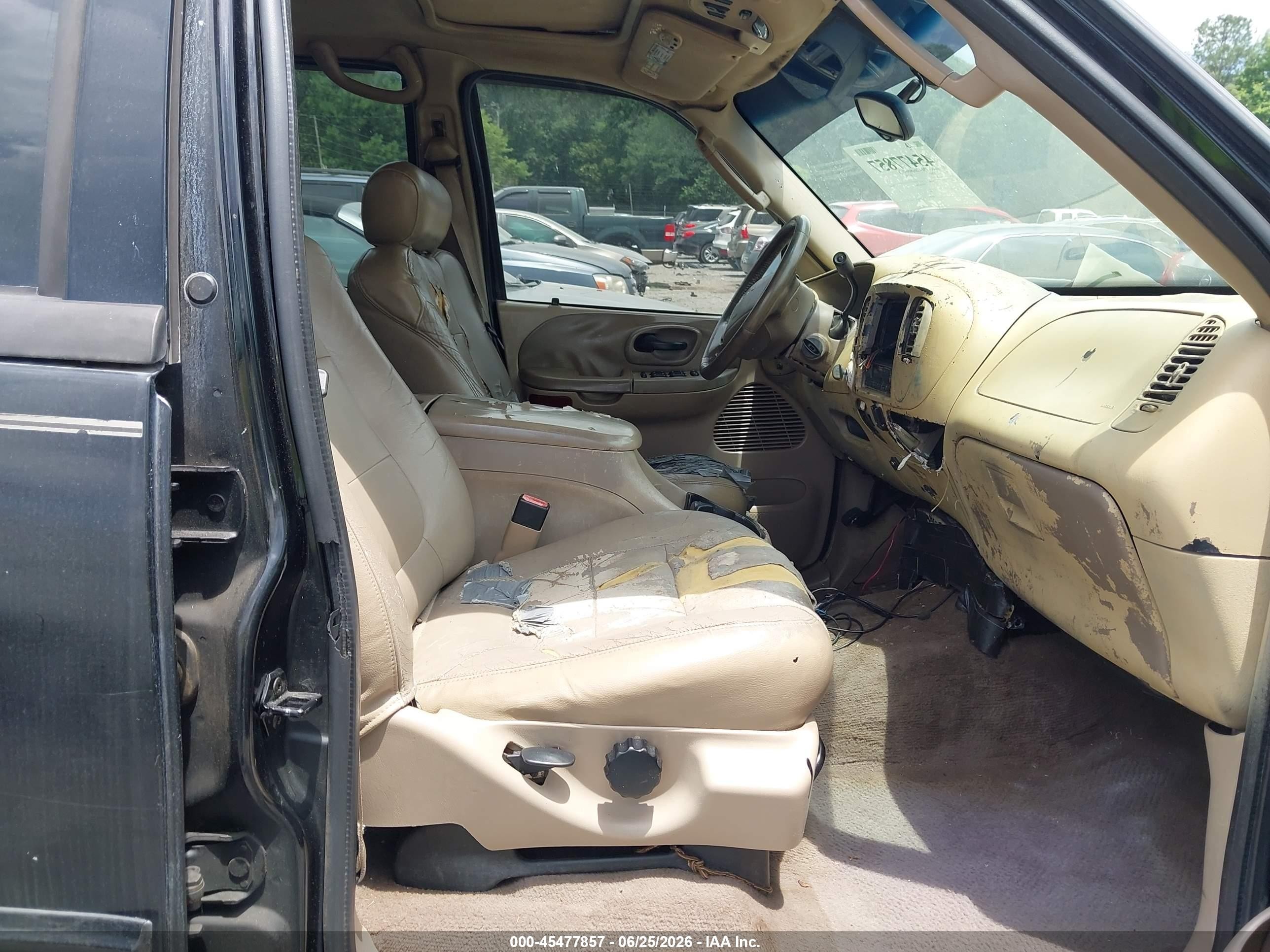 2003 Ford F-150 Lariat/xlt Black vin: 1FTRW08L33KB05323