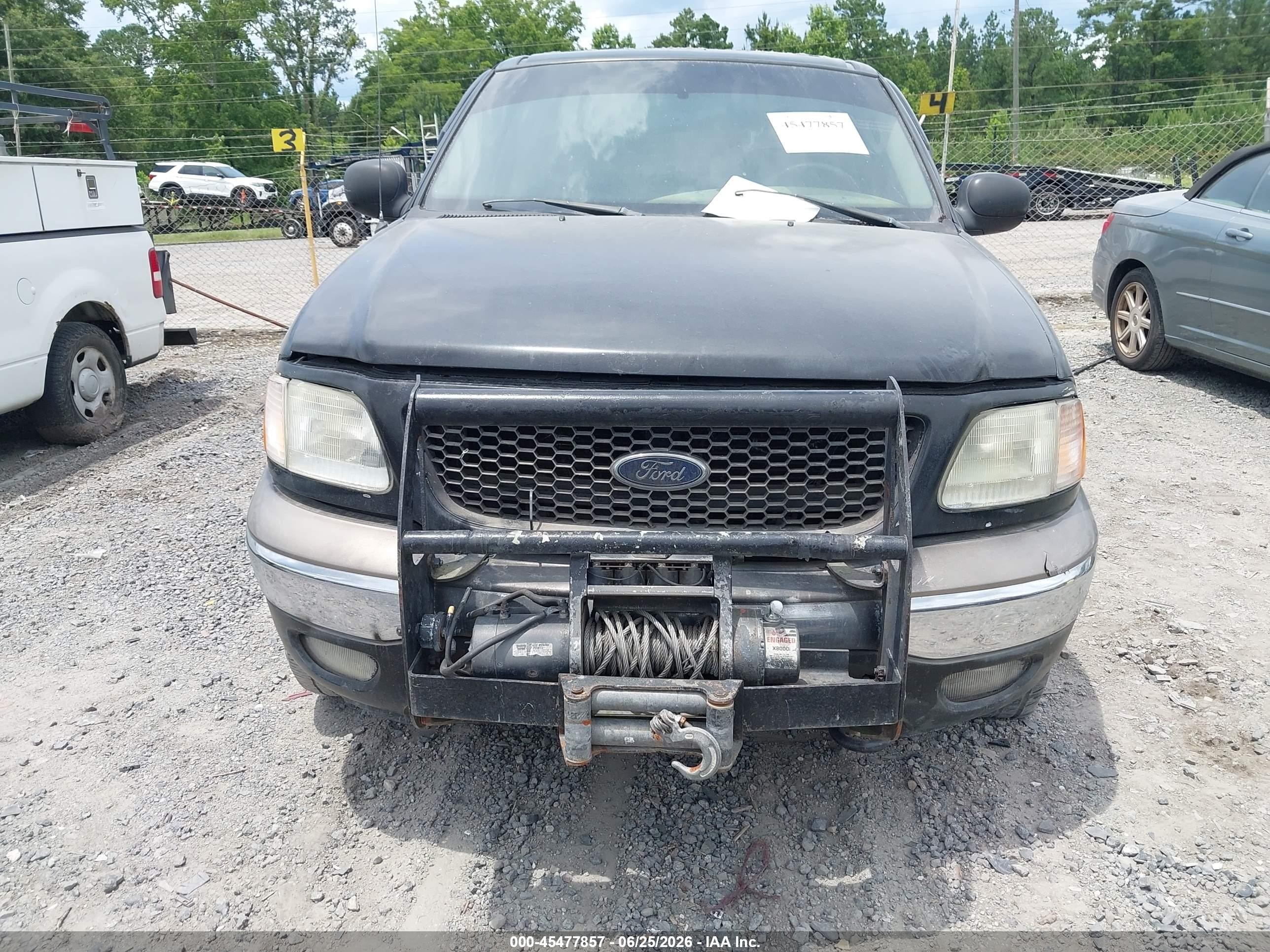 2003 Ford F-150 Lariat/xlt Black vin: 1FTRW08L33KB05323