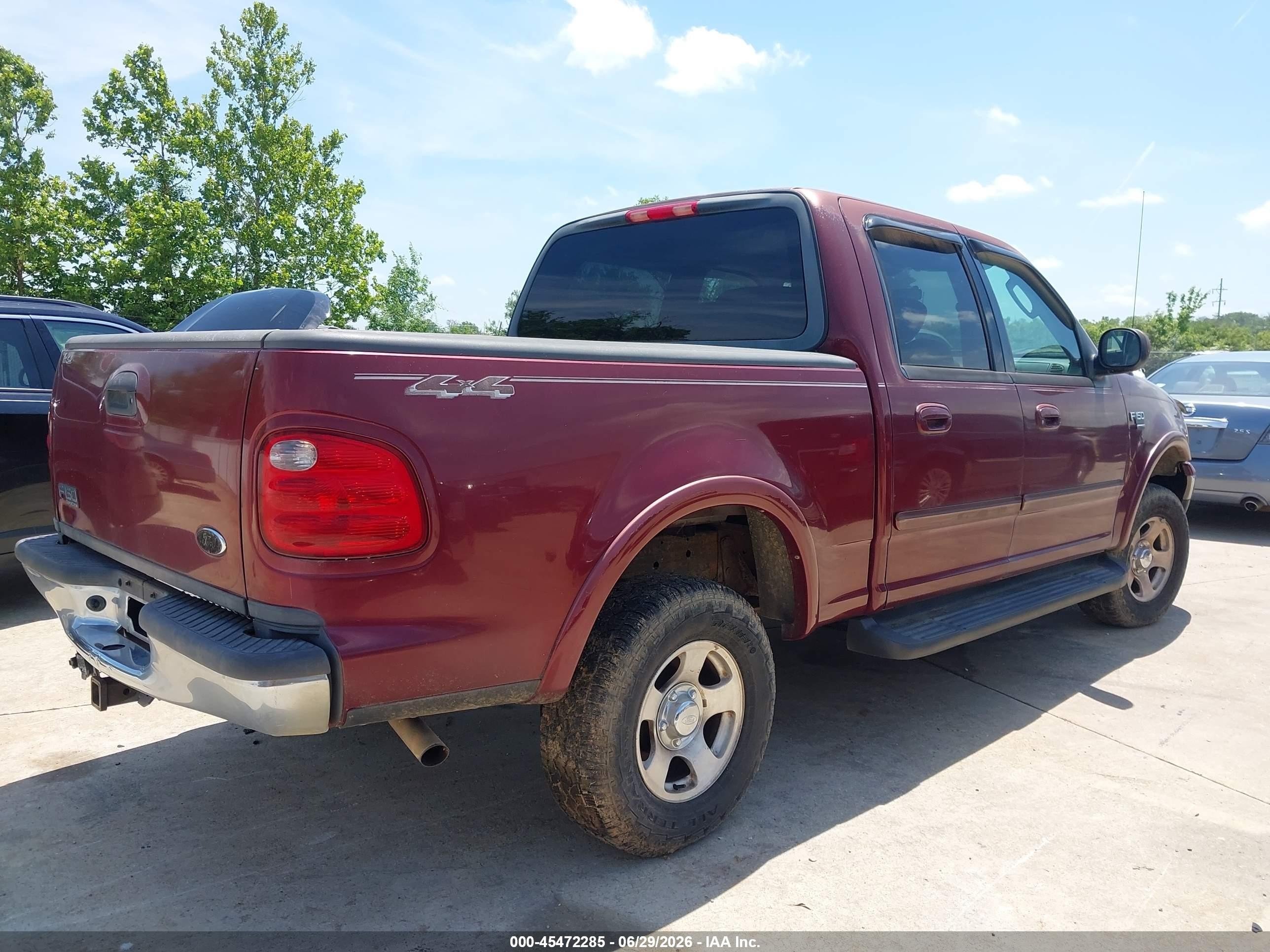 2003 Ford F-150 Lariat/xlt Brown vin: 1FTRW08L33KB15186