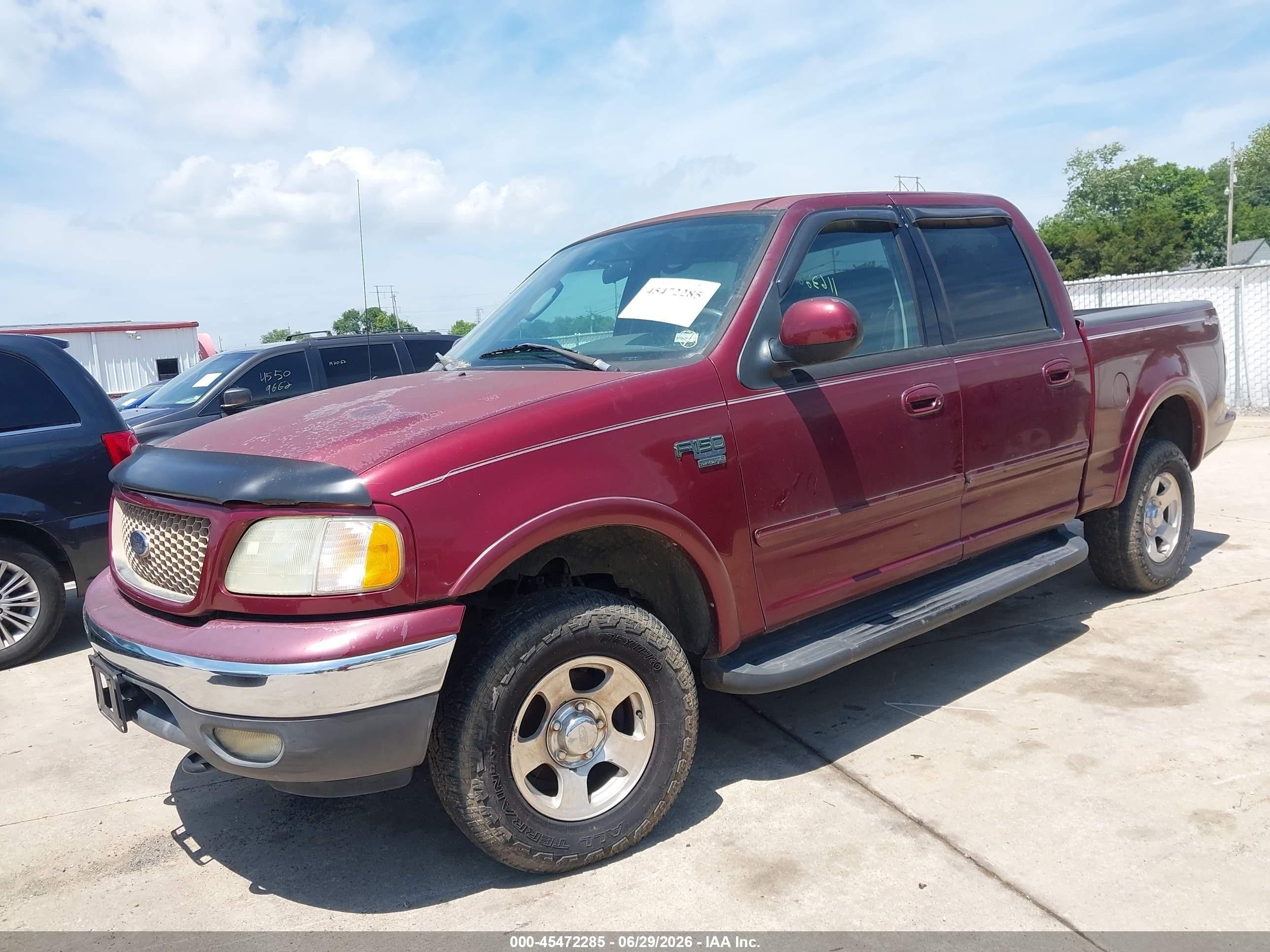 2003 Ford F-150 Lariat/xlt Brown vin: 1FTRW08L33KB15186