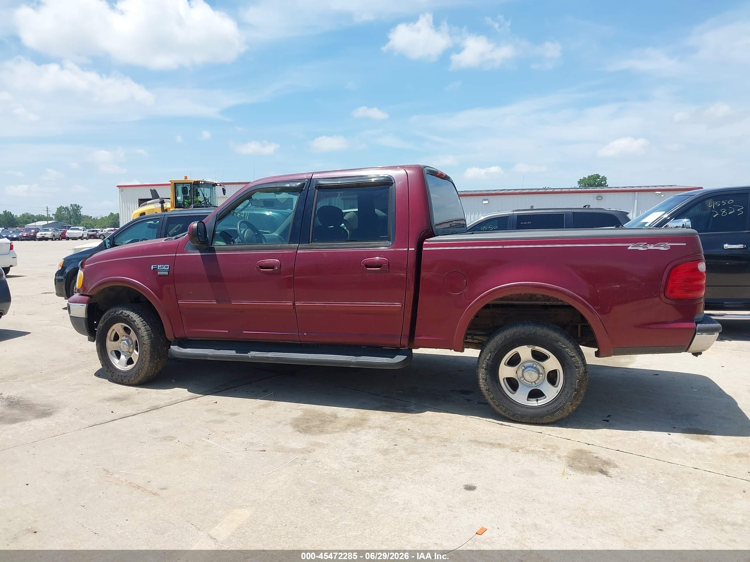 2003 Ford F-150 Lariat/xlt Brown vin: 1FTRW08L33KB15186