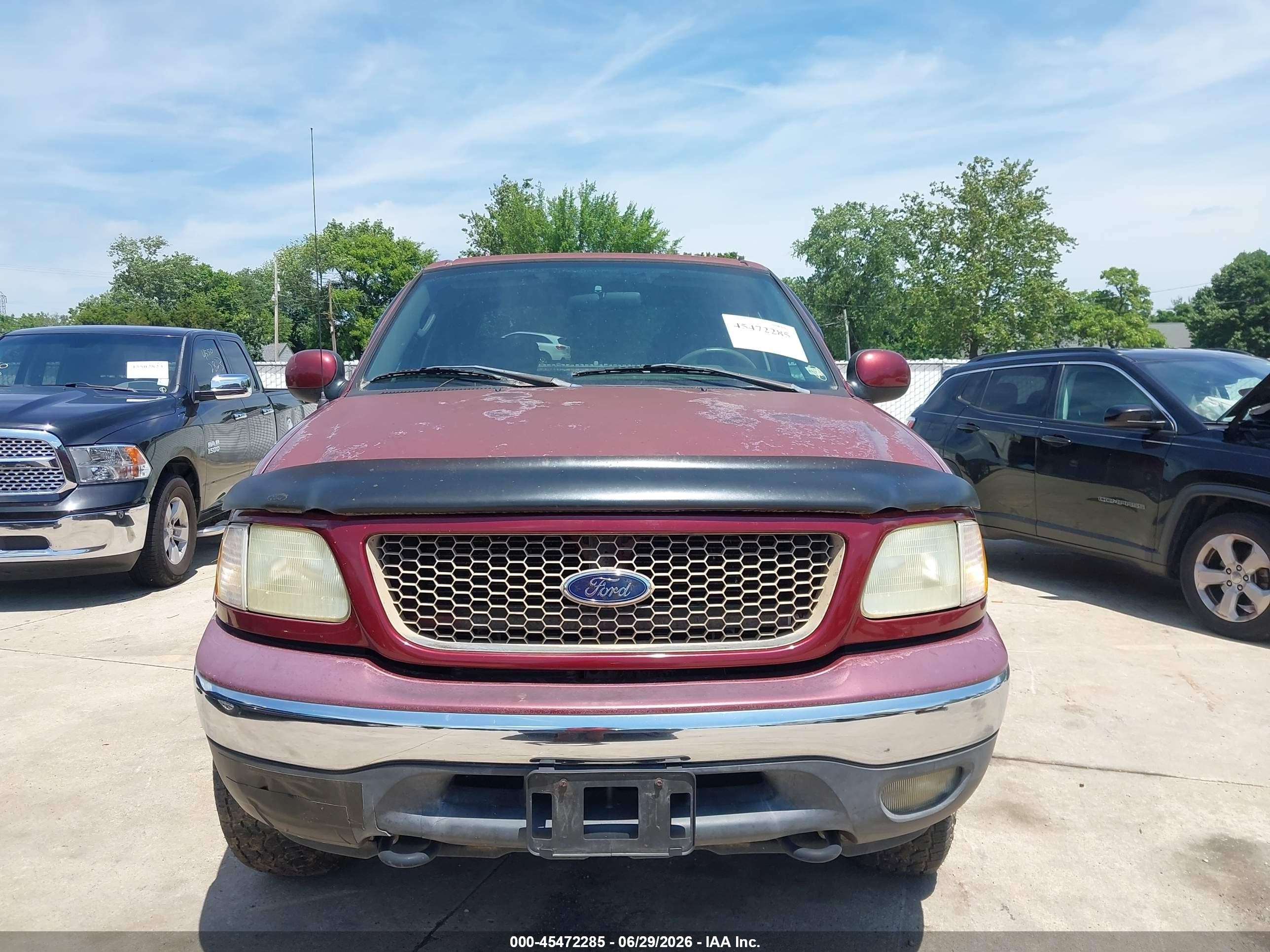 2003 Ford F-150 Lariat/xlt Brown vin: 1FTRW08L33KB15186