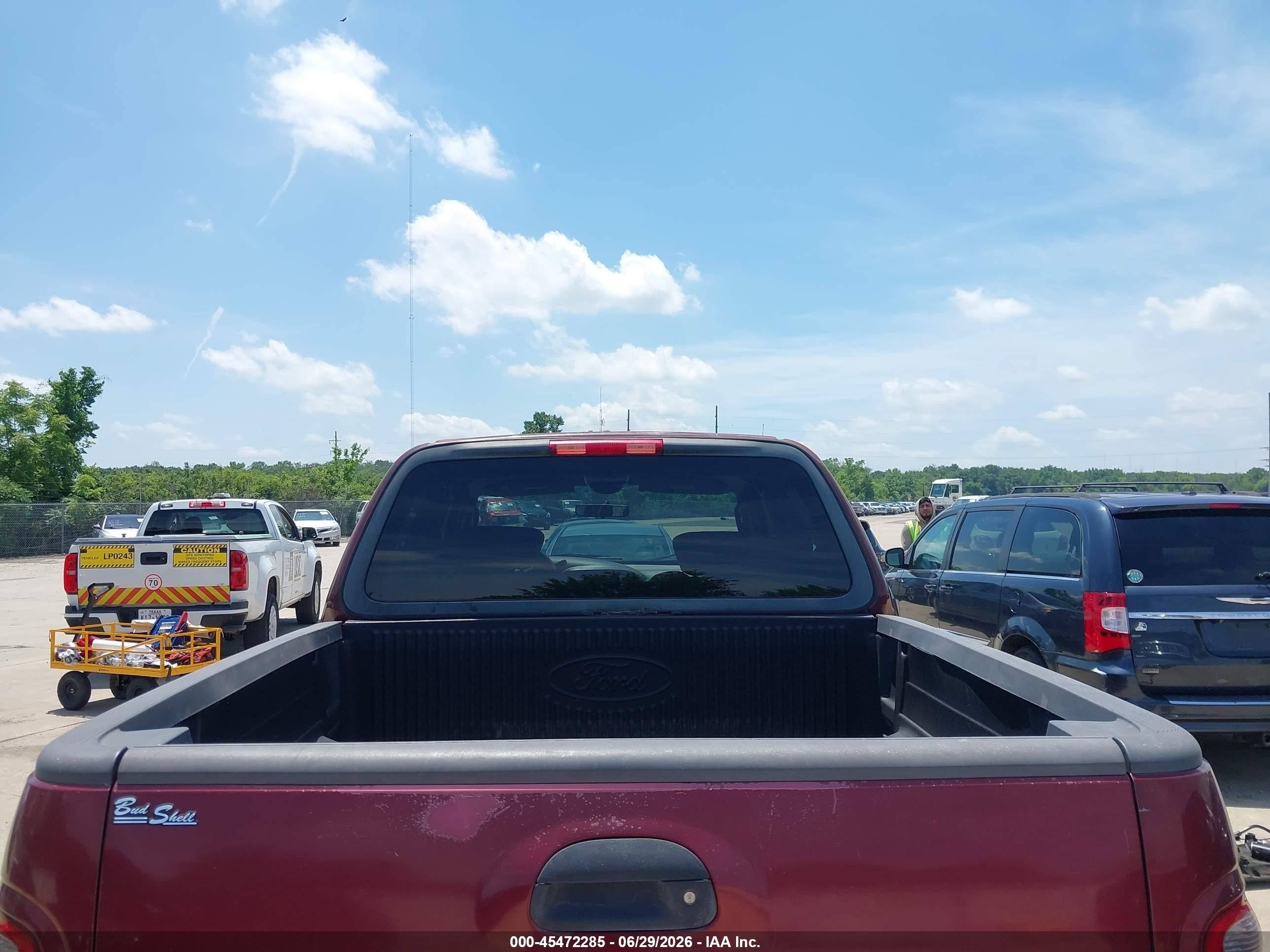2003 Ford F-150 Lariat/xlt Brown vin: 1FTRW08L33KB15186