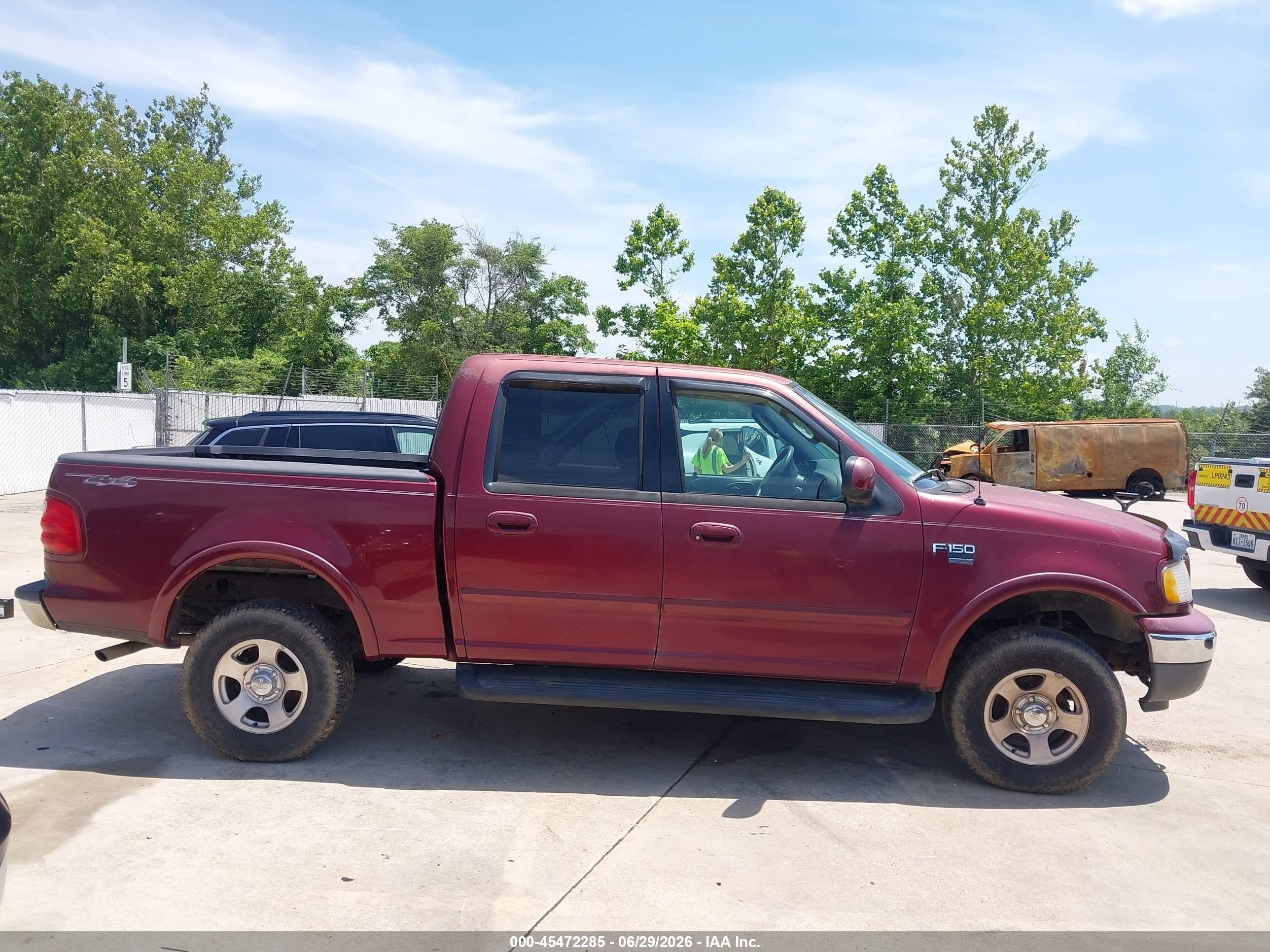 2003 Ford F-150 Lariat/xlt Brown vin: 1FTRW08L33KB15186