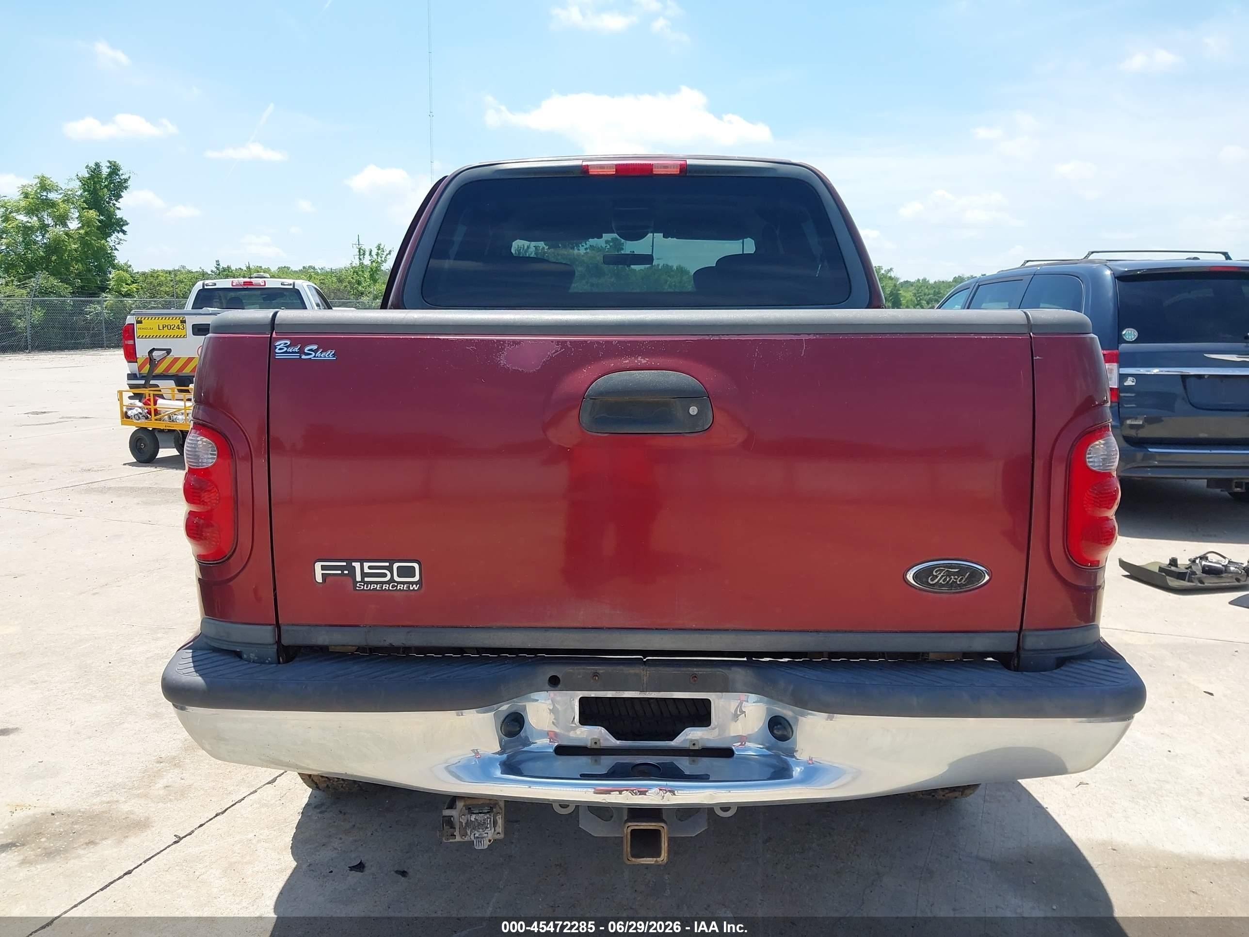 2003 Ford F-150 Lariat/xlt Brown vin: 1FTRW08L33KB15186