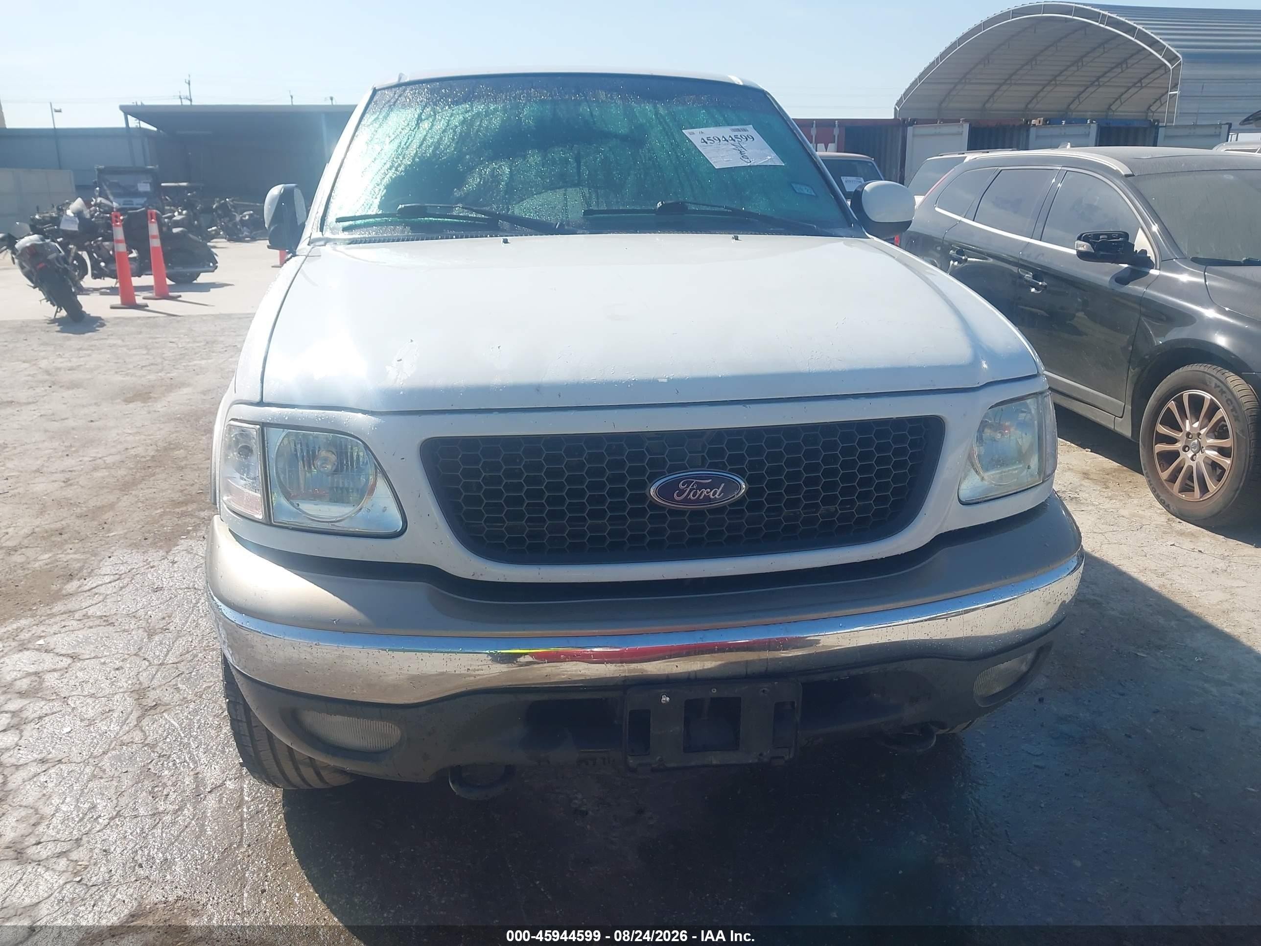 2003 Ford F-150 Lariat/xlt White vin: 1FTRW08L33KB19545