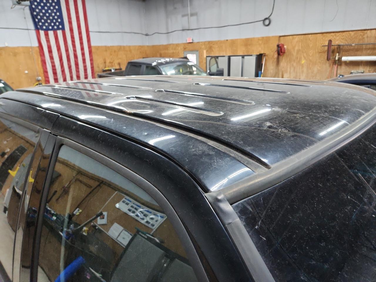 2003 Ford F150 Supercrew Black vin: 1FTRW08L33KC56226 Damage: Roof, Dent(S) W/ Paint Dmg, 4 To 5 Inches