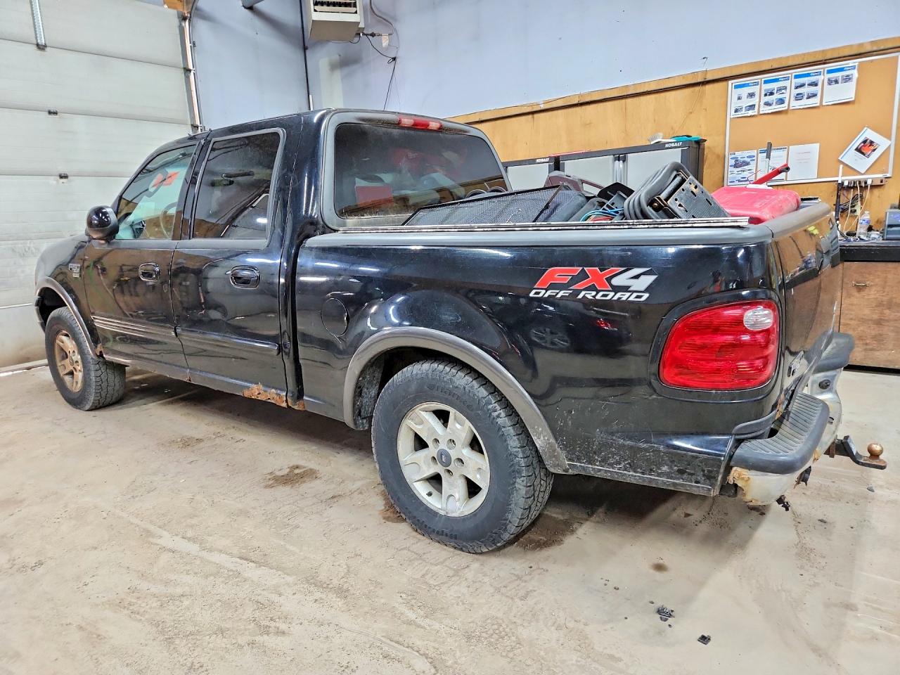 2003 Ford F150 Supercrew Black vin: 1FTRW08L33KC56226