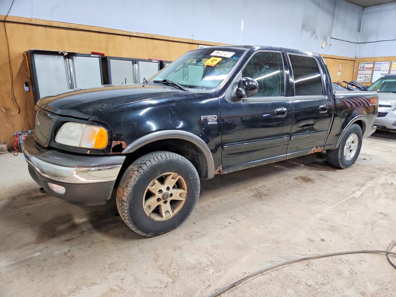 2003 Ford F150 Supercrew Black vin: 1FTRW08L33KC56226