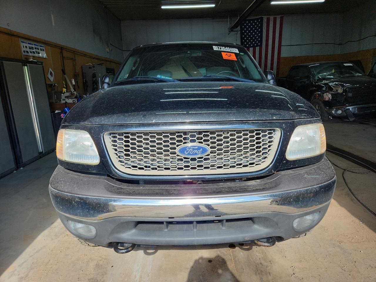 2003 Ford F150 Supercrew Black vin: 1FTRW08L33KC56226 Damage: Hood, Chipped, 10 Or More