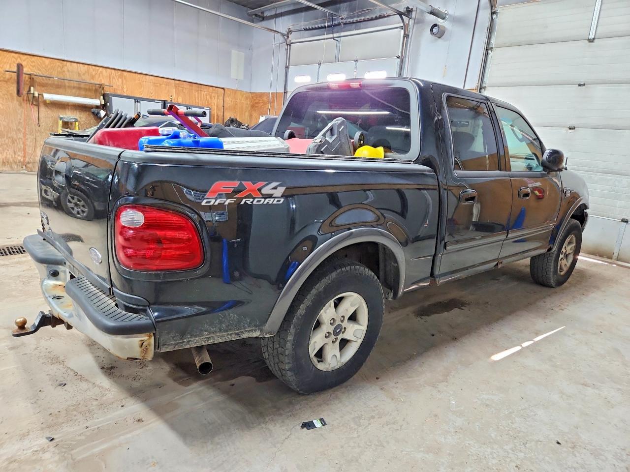 2003 Ford F150 Supercrew Black vin: 1FTRW08L33KC56226