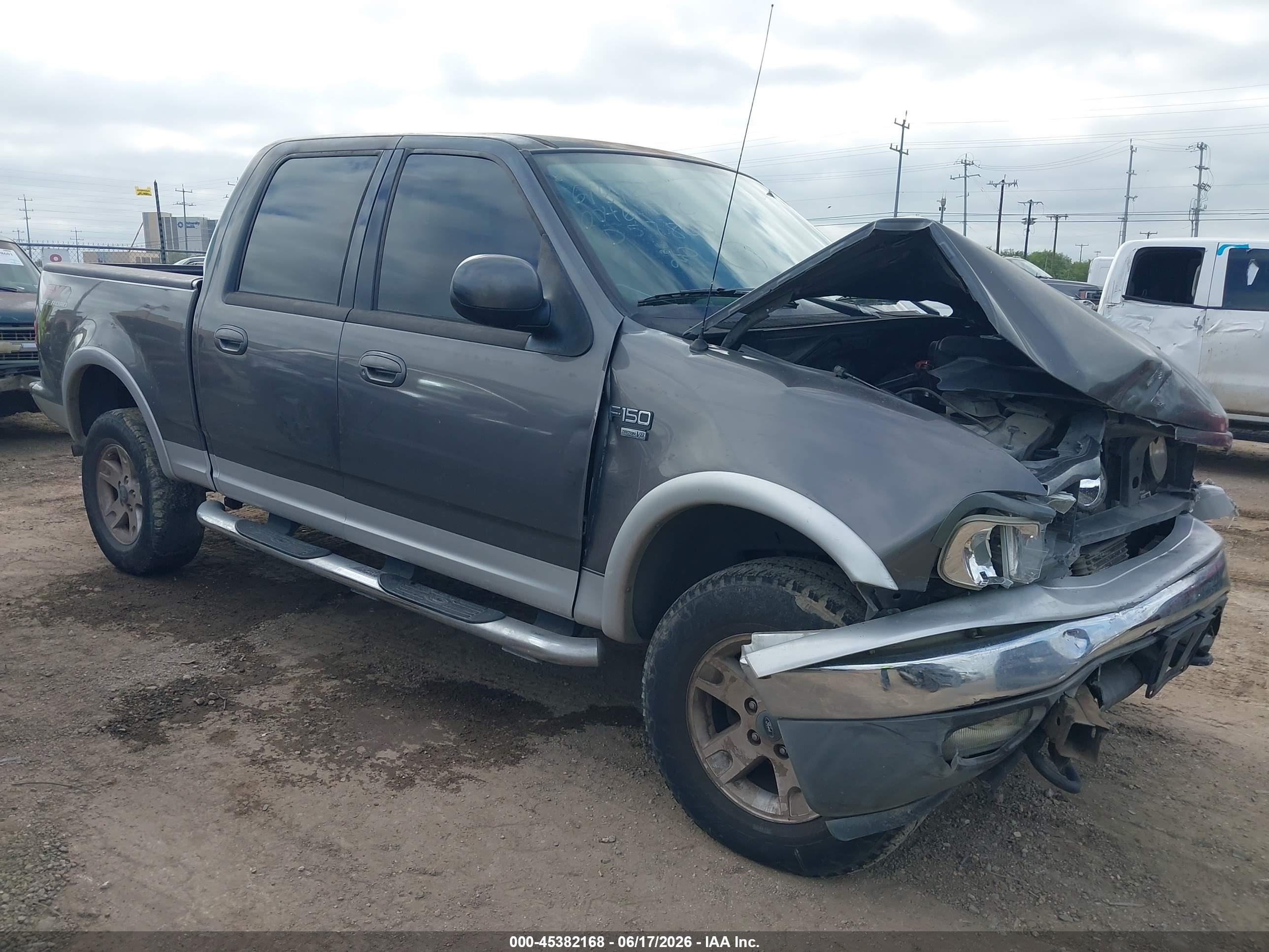 2003 Ford F-150 Lariat/xlt Серый vin: 1FTRW08L33KD57802