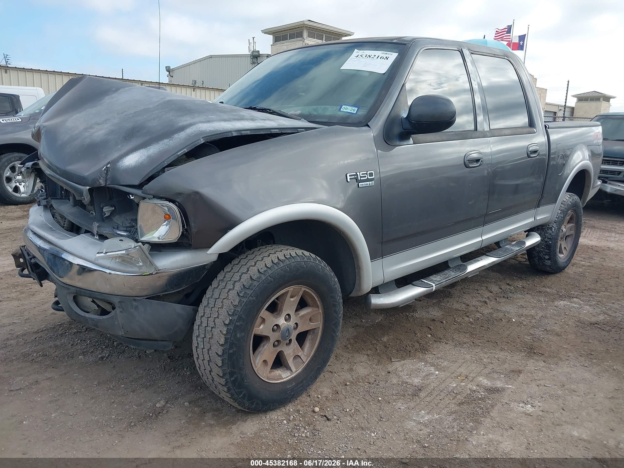 2003 Ford F-150 Lariat/xlt Серый vin: 1FTRW08L33KD57802
