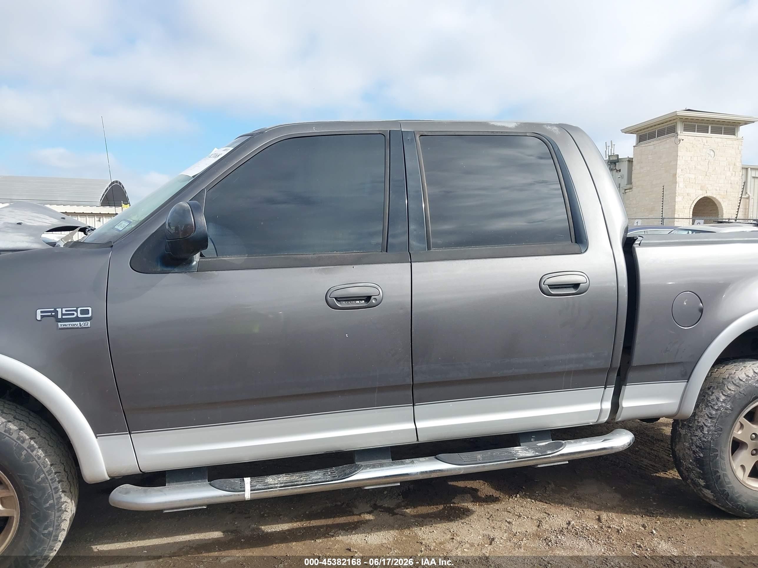 2003 Ford F-150 Lariat/xlt Серый vin: 1FTRW08L33KD57802