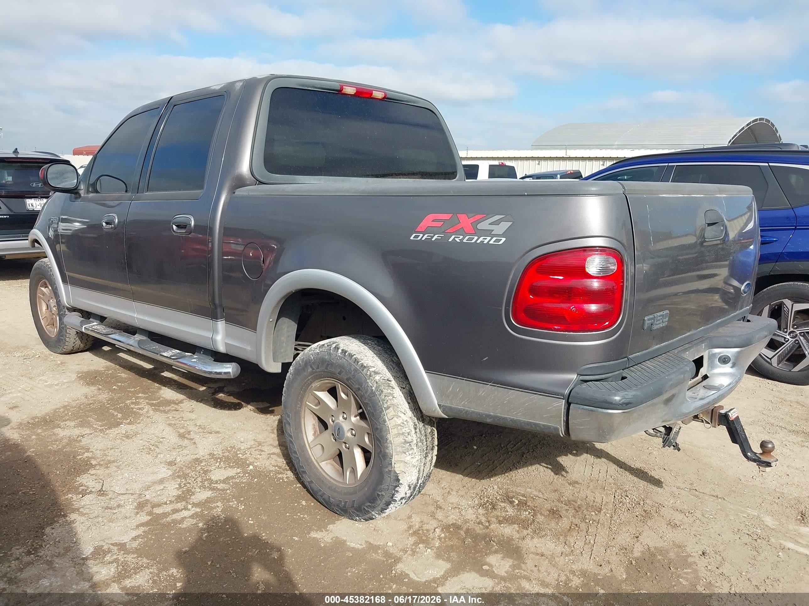 2003 Ford F-150 Lariat/xlt Серый vin: 1FTRW08L33KD57802