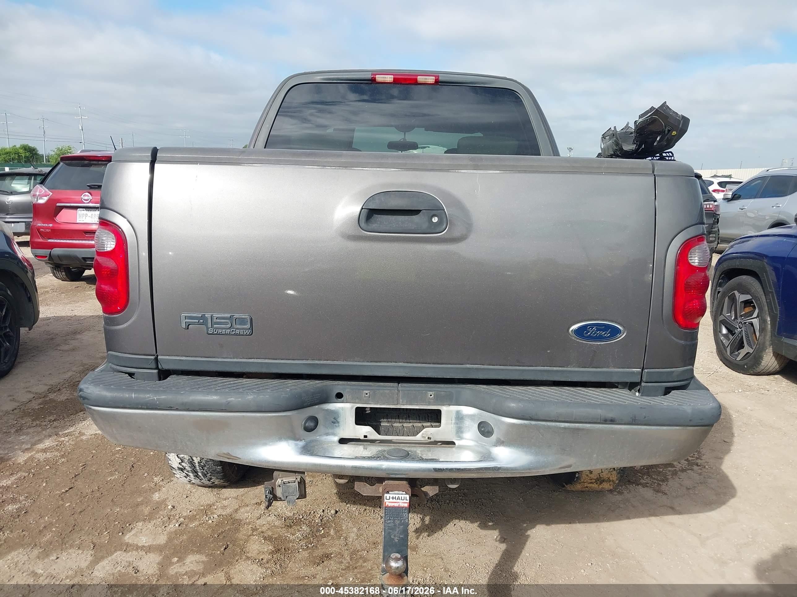 2003 Ford F-150 Lariat/xlt Серый vin: 1FTRW08L33KD57802
