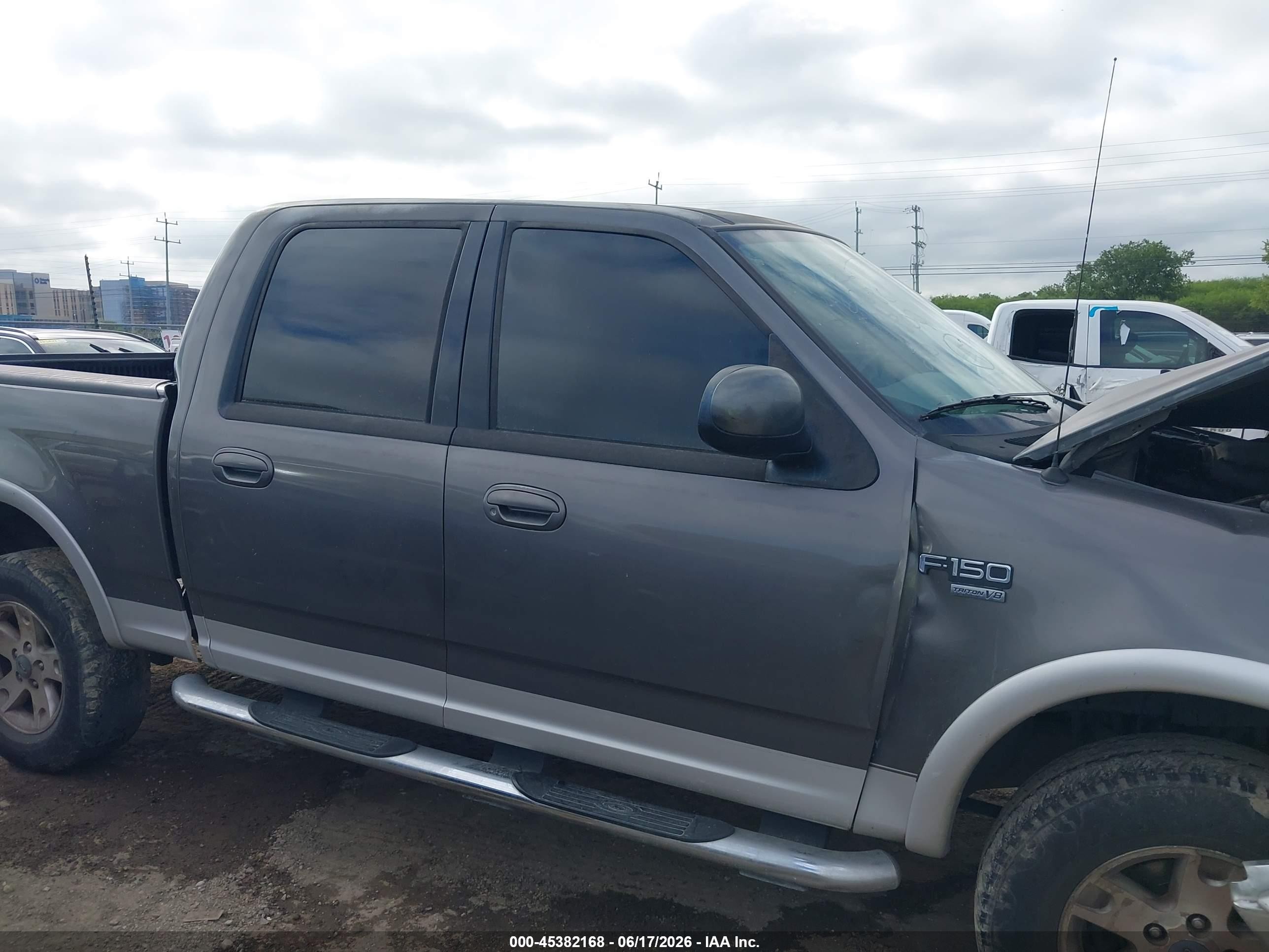 2003 Ford F-150 Lariat/xlt Серый vin: 1FTRW08L33KD57802