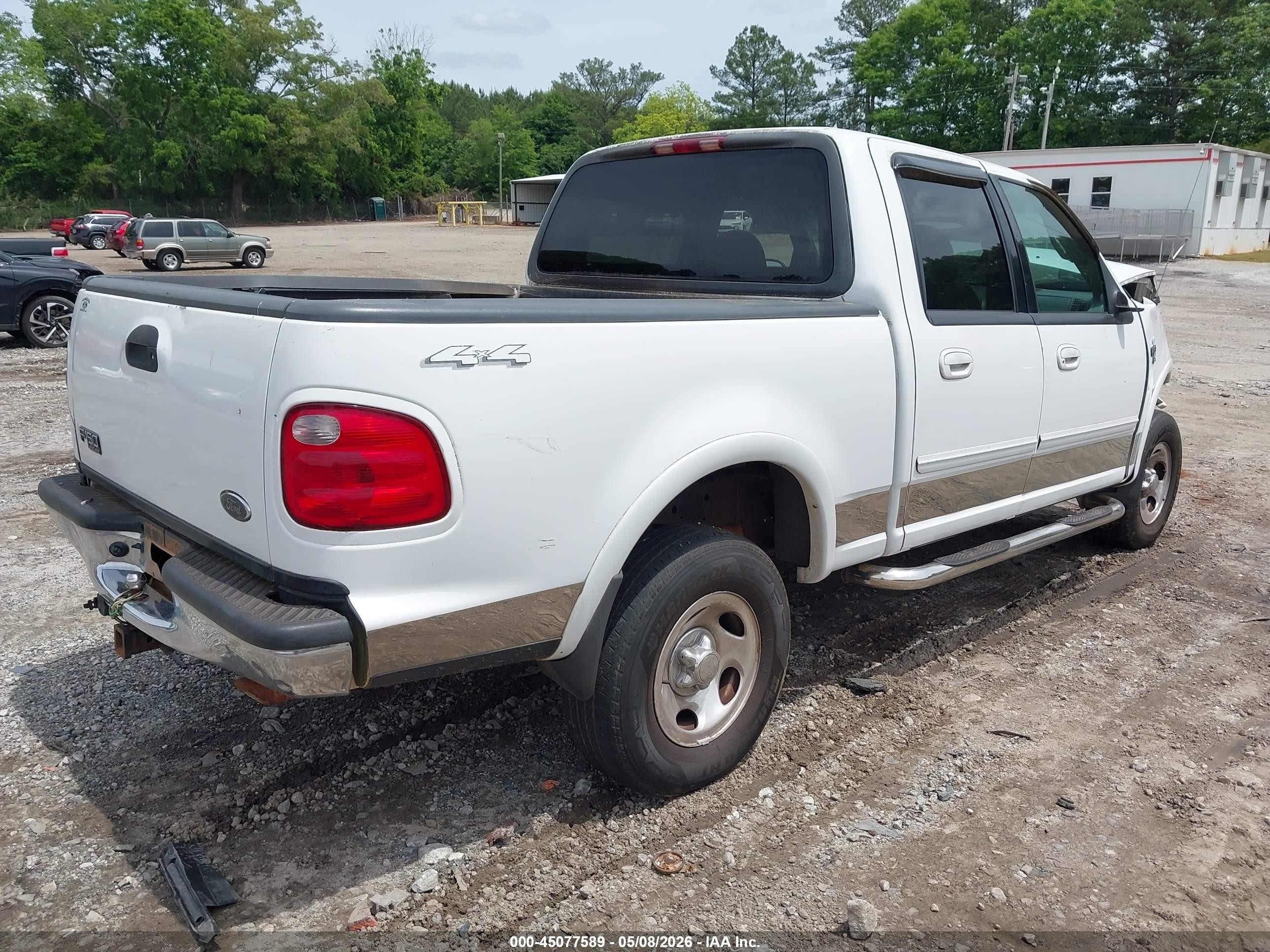 2001 Ford F-150 King Ranch Edition/lariat/xlt White vin: 1FTRW08L41KF45631