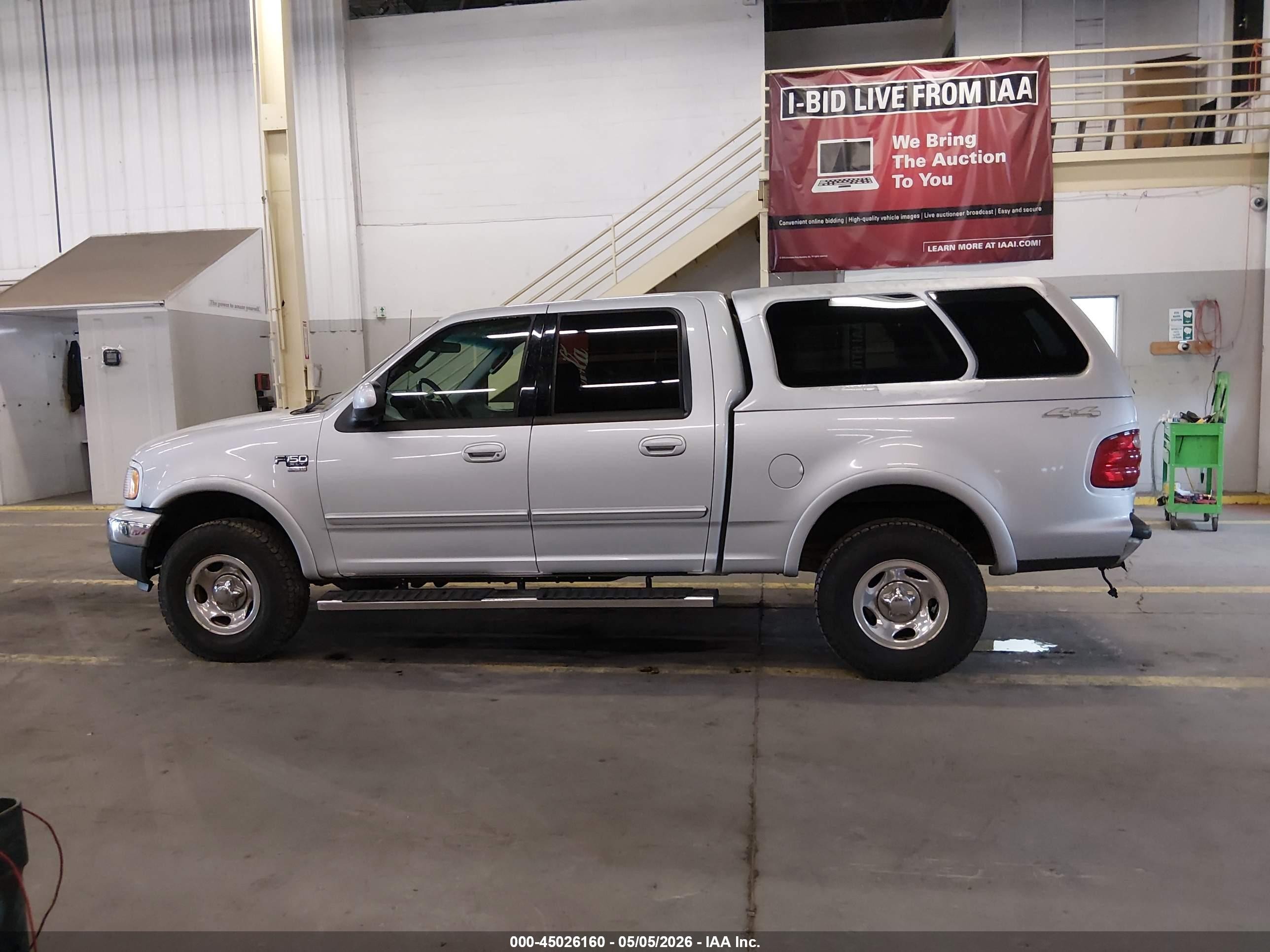 2002 Ford F-150 Lariat/xlt Silver vin: 1FTRW08L42KD25164