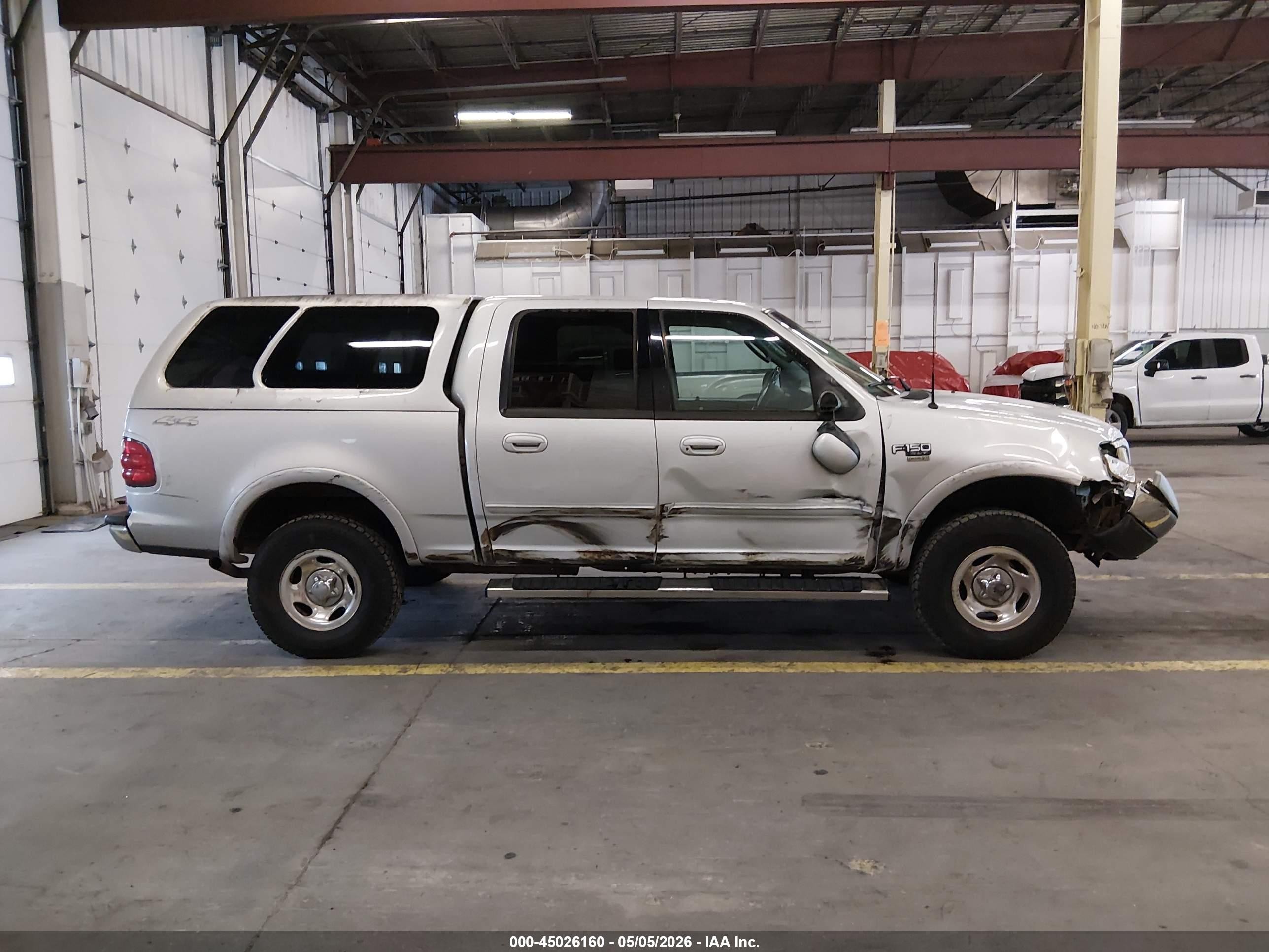 2002 Ford F-150 Lariat/xlt Silver vin: 1FTRW08L42KD25164