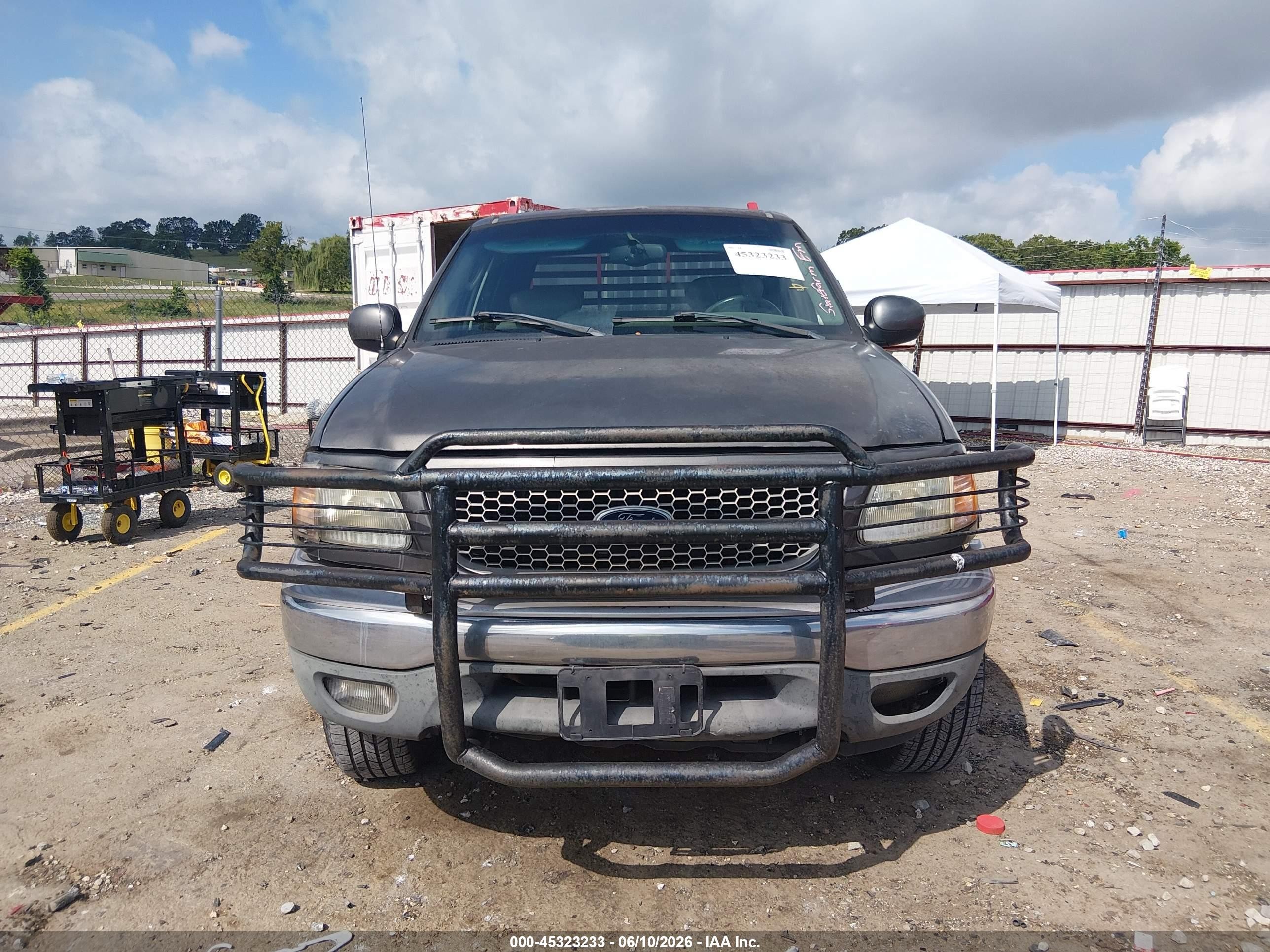 2002 Ford F-150 Lariat/xlt Серый vin: 1FTRW08L42KE06875