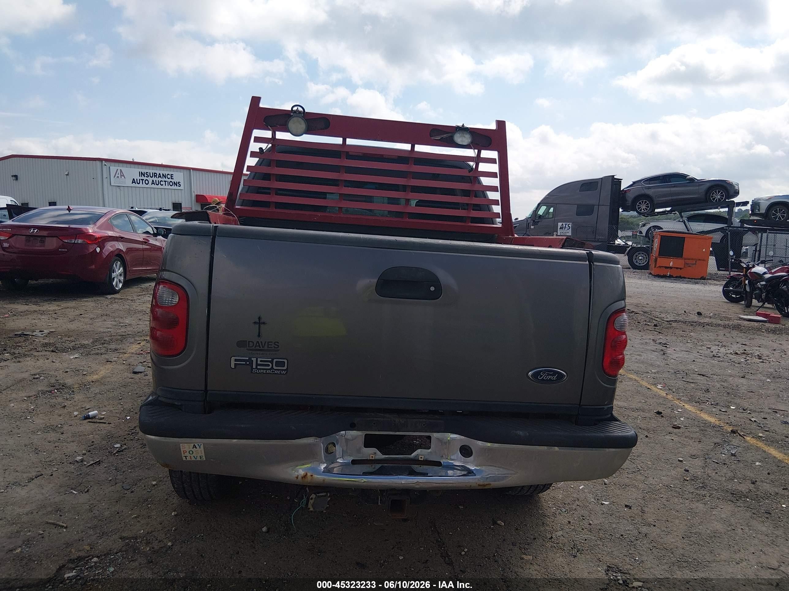 2002 Ford F-150 Lariat/xlt Серый vin: 1FTRW08L42KE06875