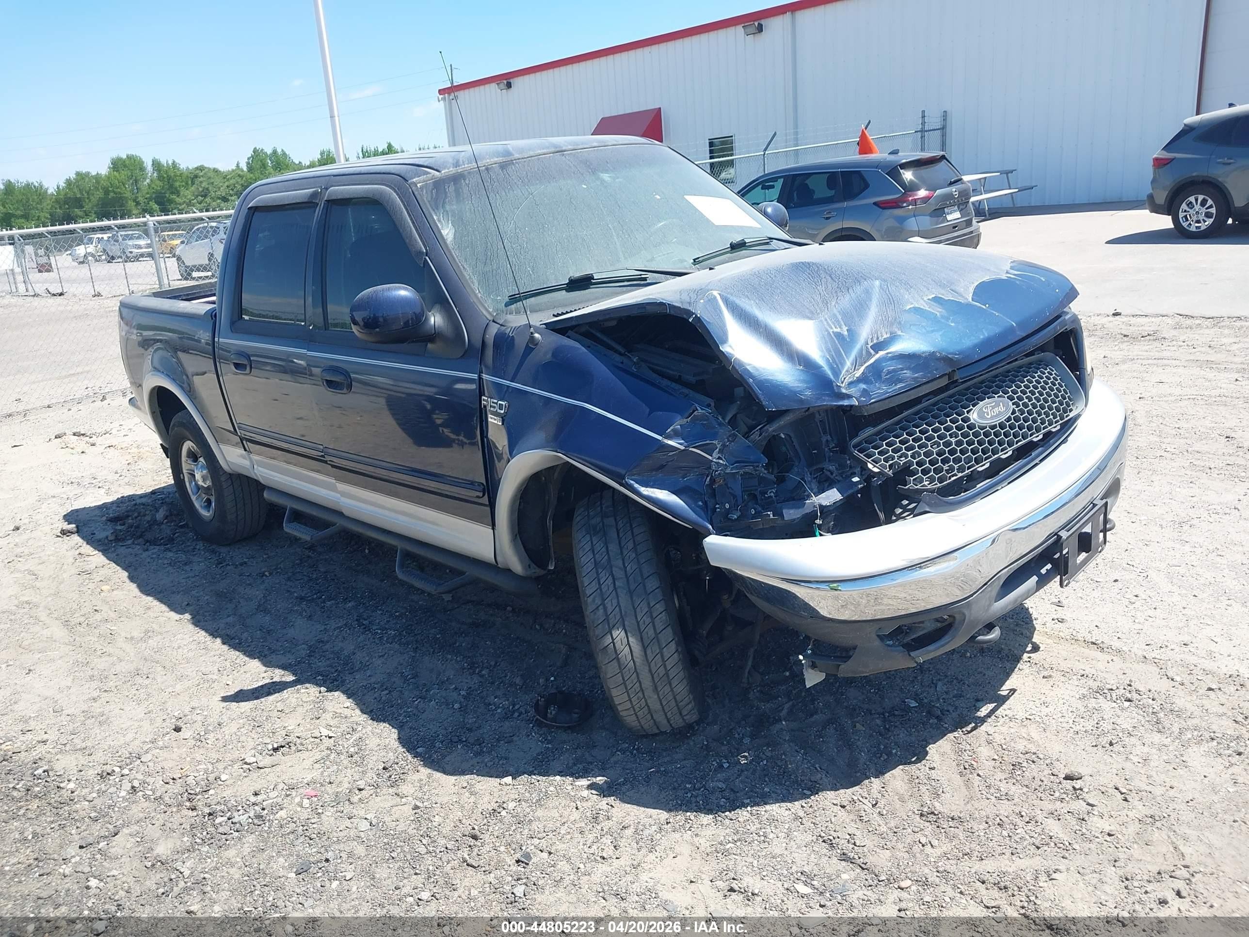 2002 Ford F-150 Lariat/xlt Dark Blue vin: 1FTRW08L42KE25894