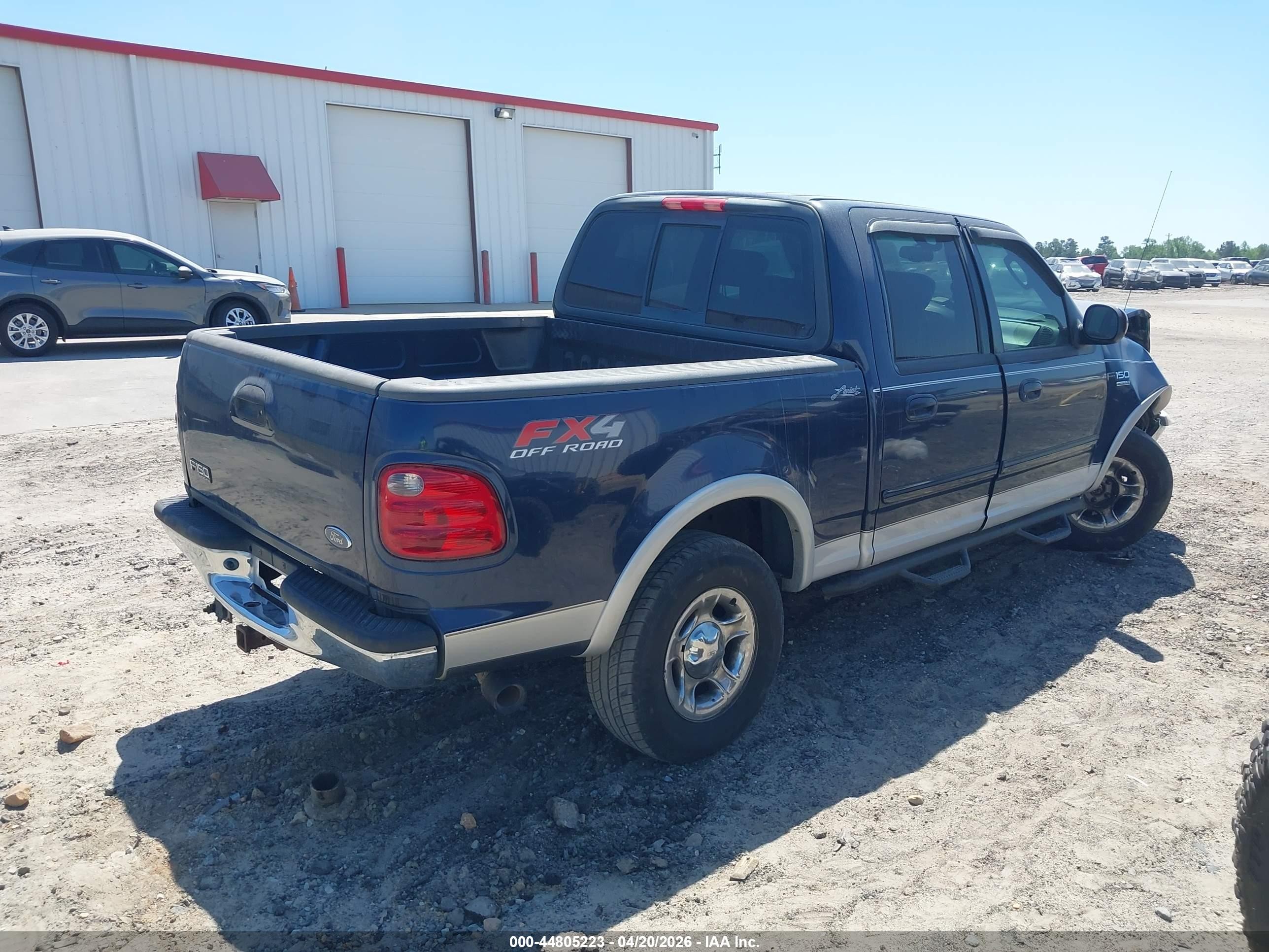 2002 Ford F-150 Lariat/xlt Dark Blue vin: 1FTRW08L42KE25894